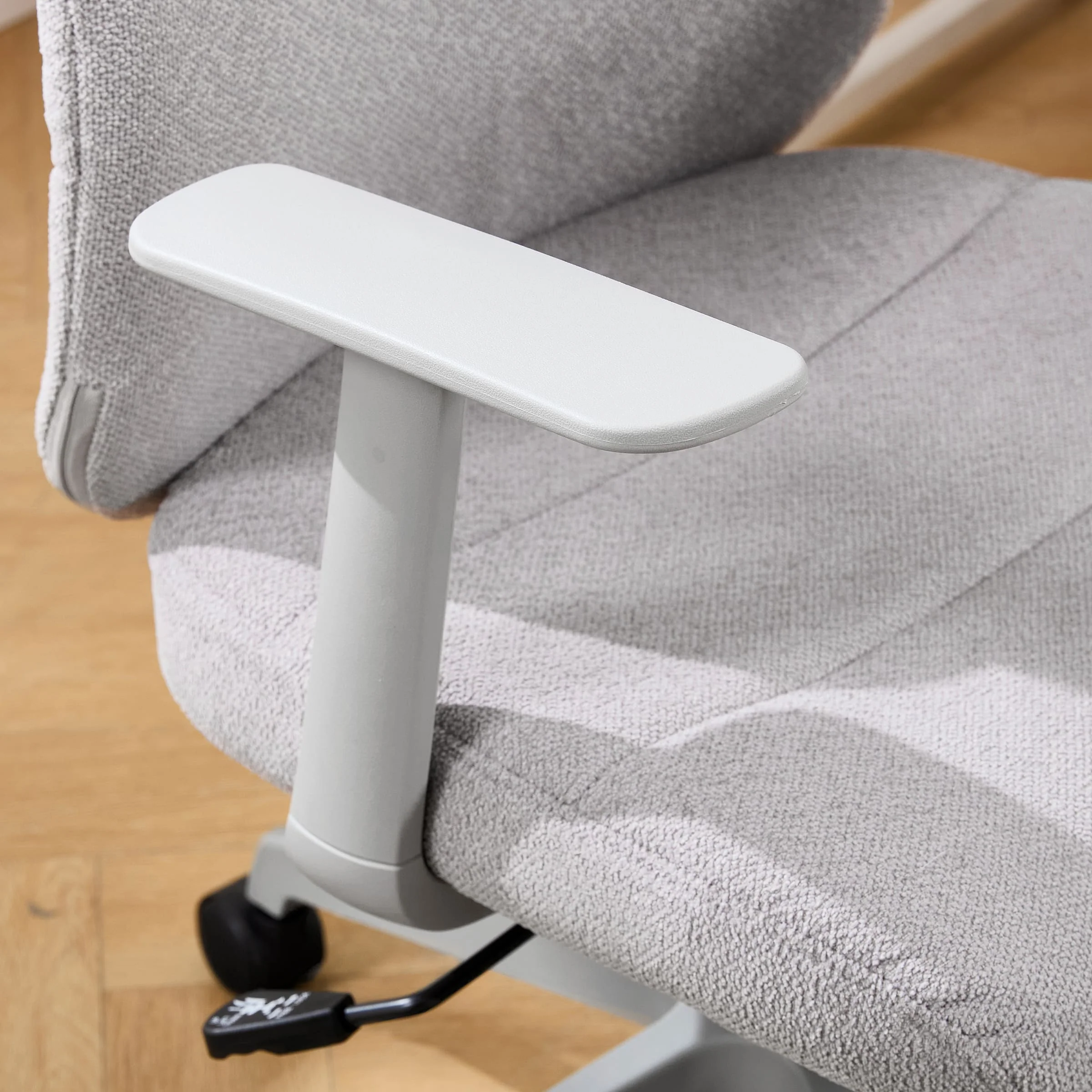 Adjustable Rolling Desk Chair with Armrest - X259OC - Image 6