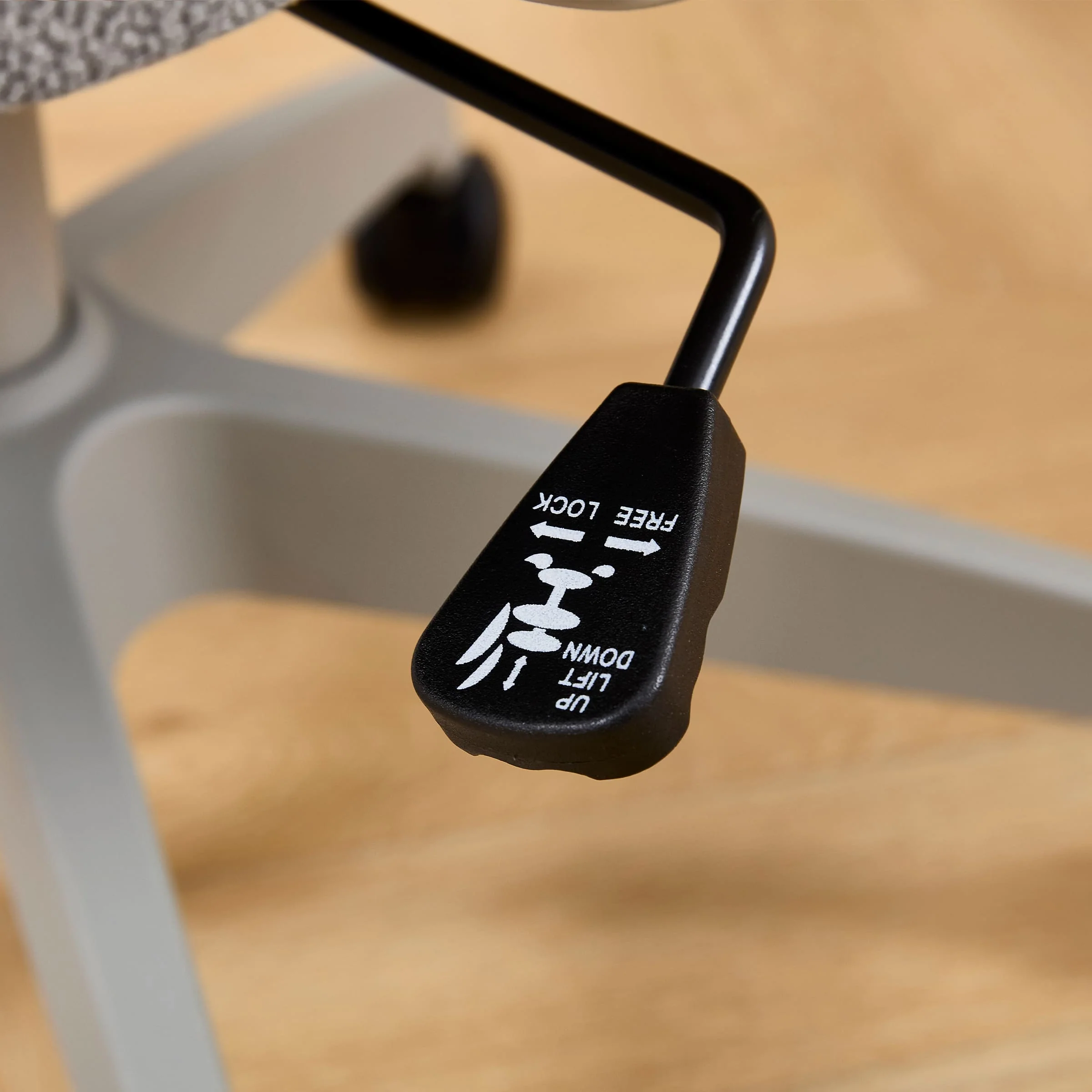 Adjustable Rolling Desk Chair with Armrest - X259OC - Image 7