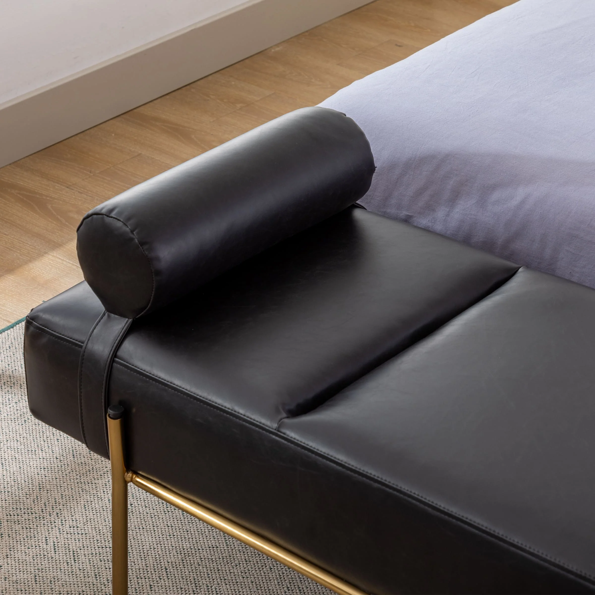 55"W Golden Legs End of Bed Bench - 8256DB - Image 15