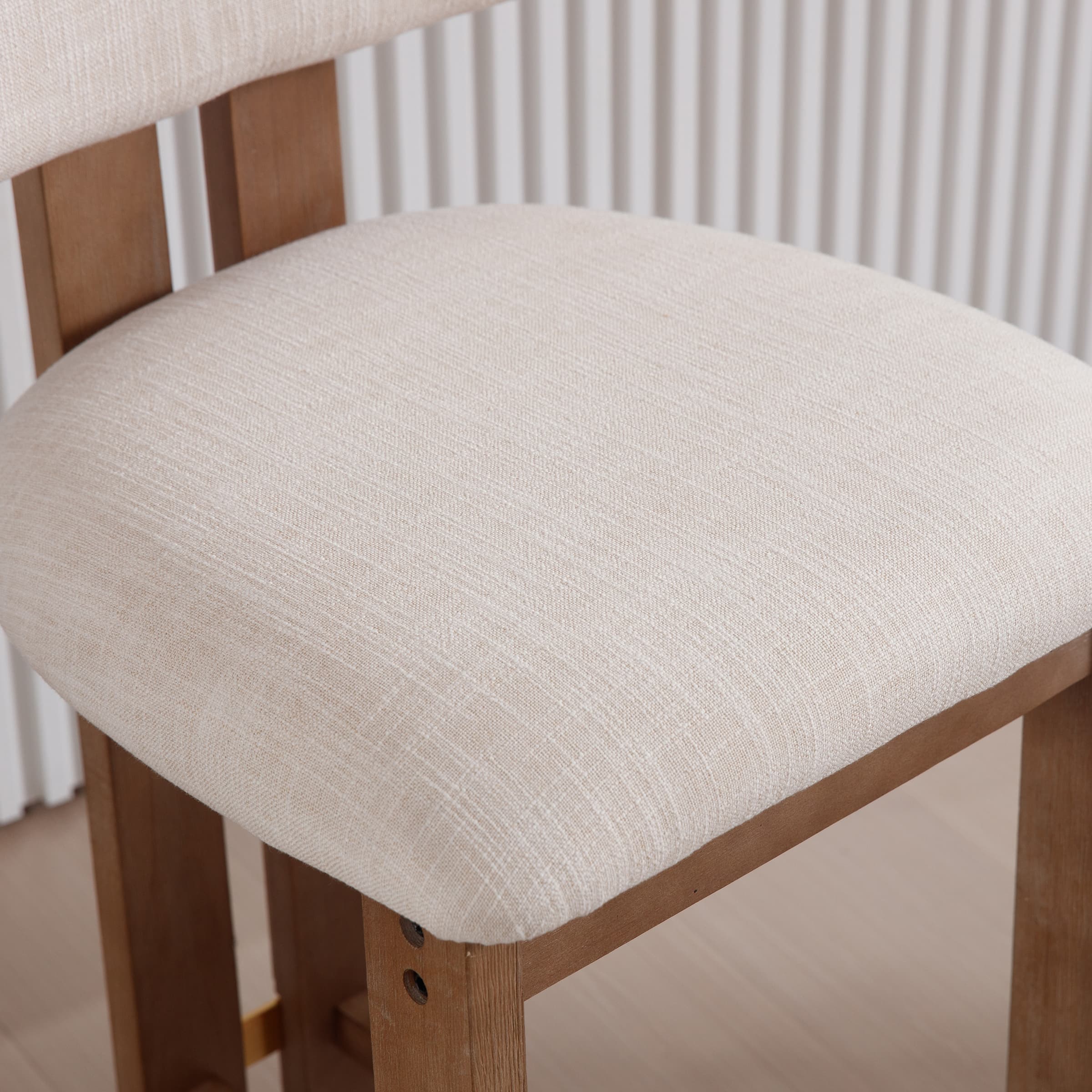 26”H Wood Legs Counter Stools Set of 2 - 5829CS - Image 5