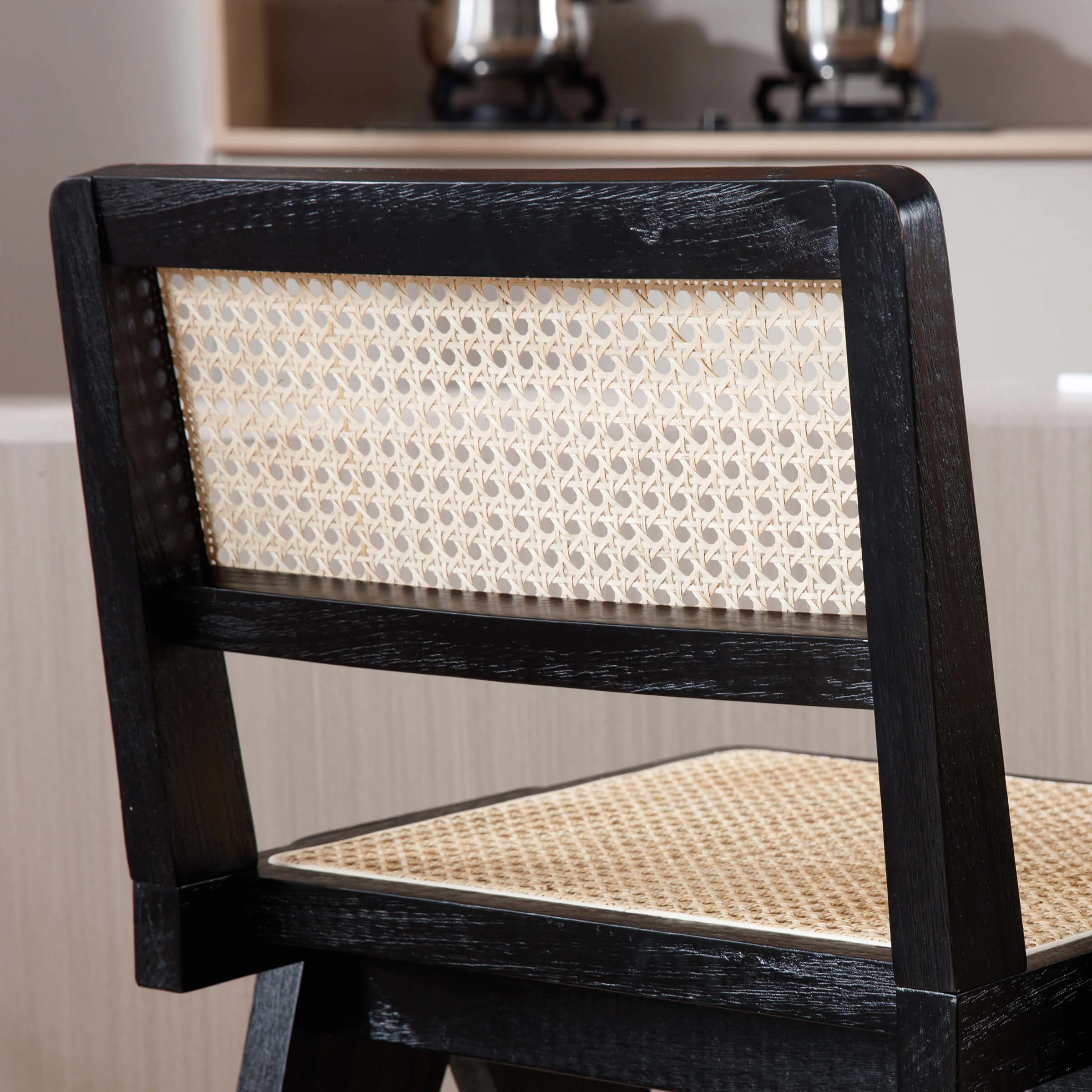 26"H Rattan Back Wood Counte Stools Set of 2 - 5760CS - Image 20