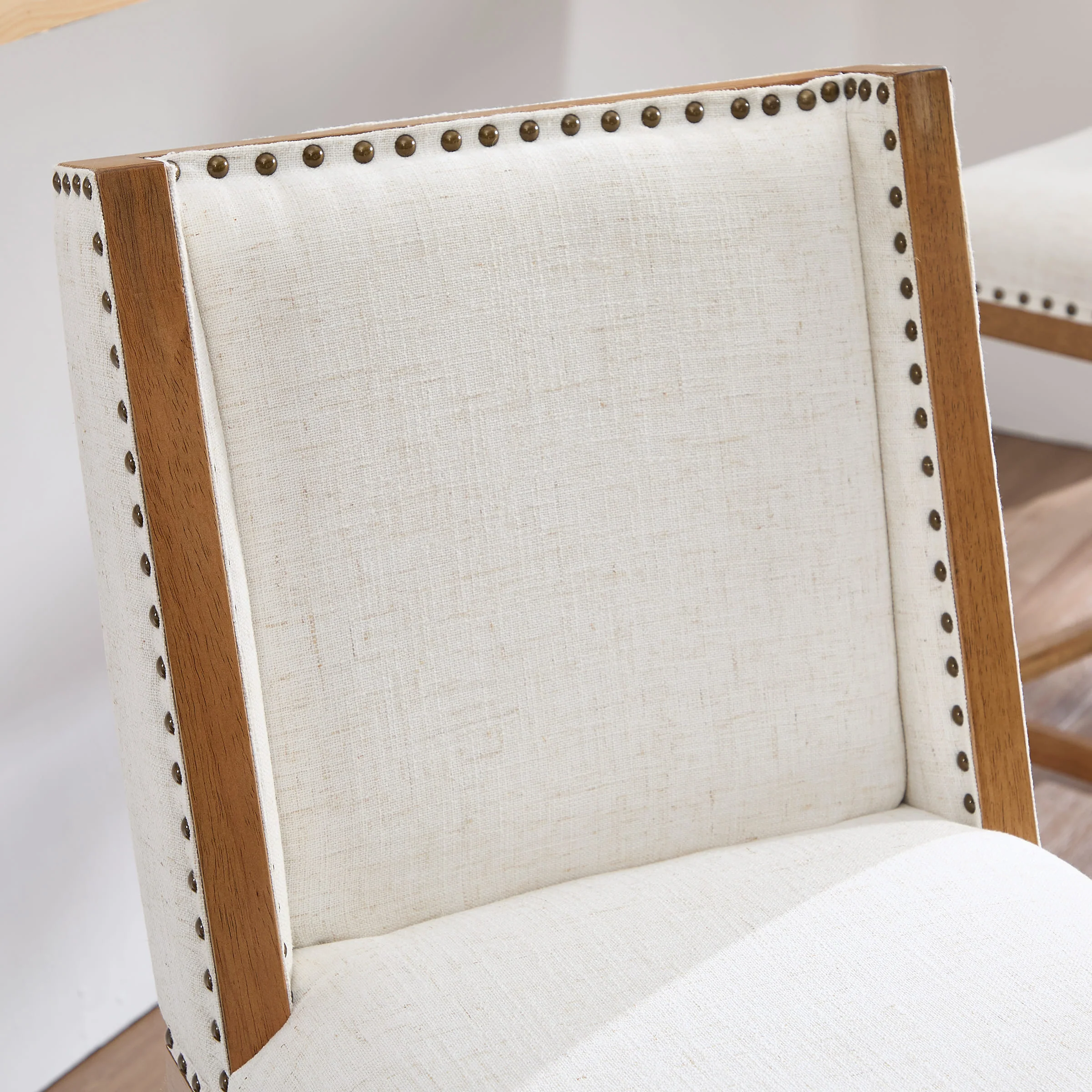26"H Farmhouse Wingback Counter Stools Set of 2 - X023CS - Image 5