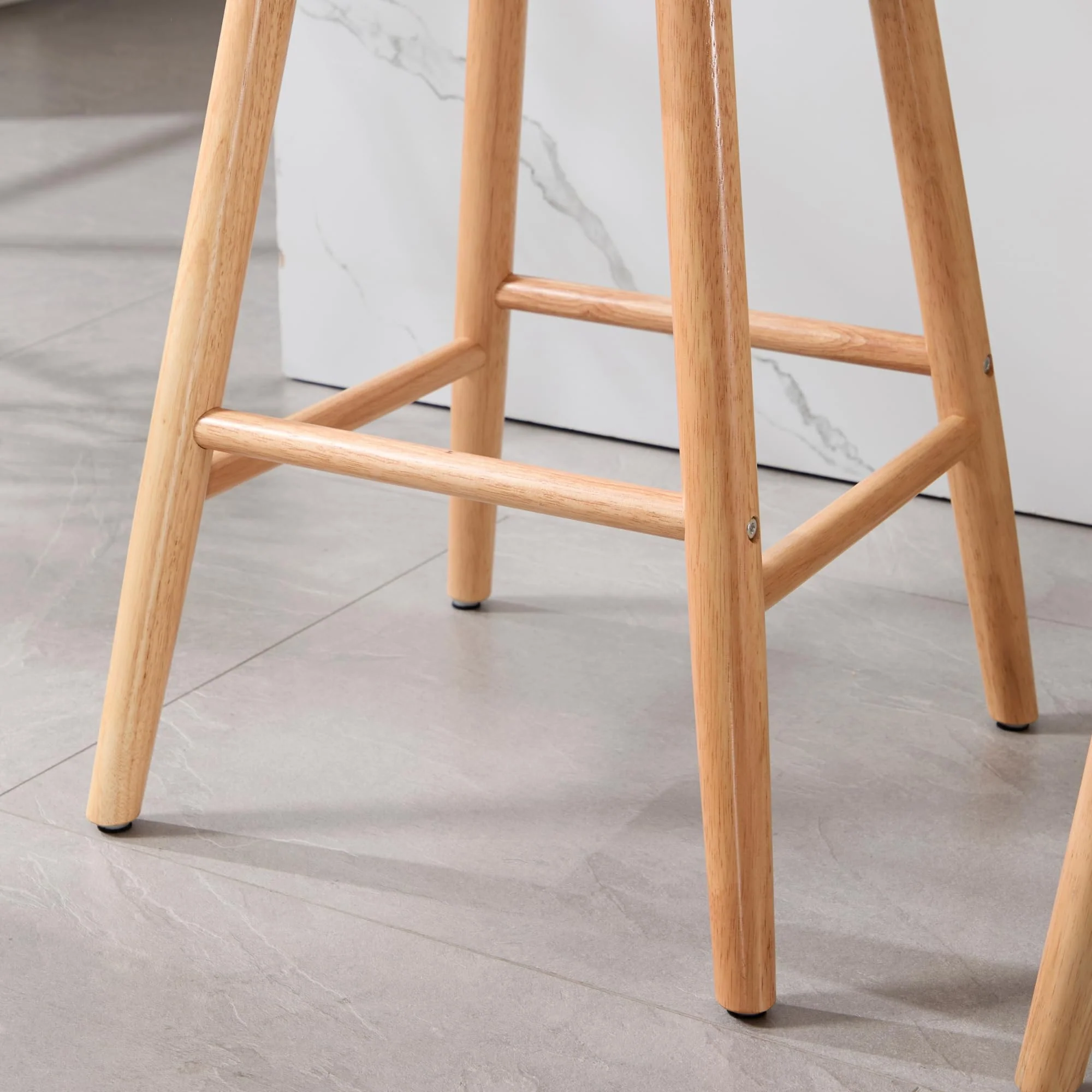26"H Wooden Counter Stools Set of 2 - X021CS - Image 16