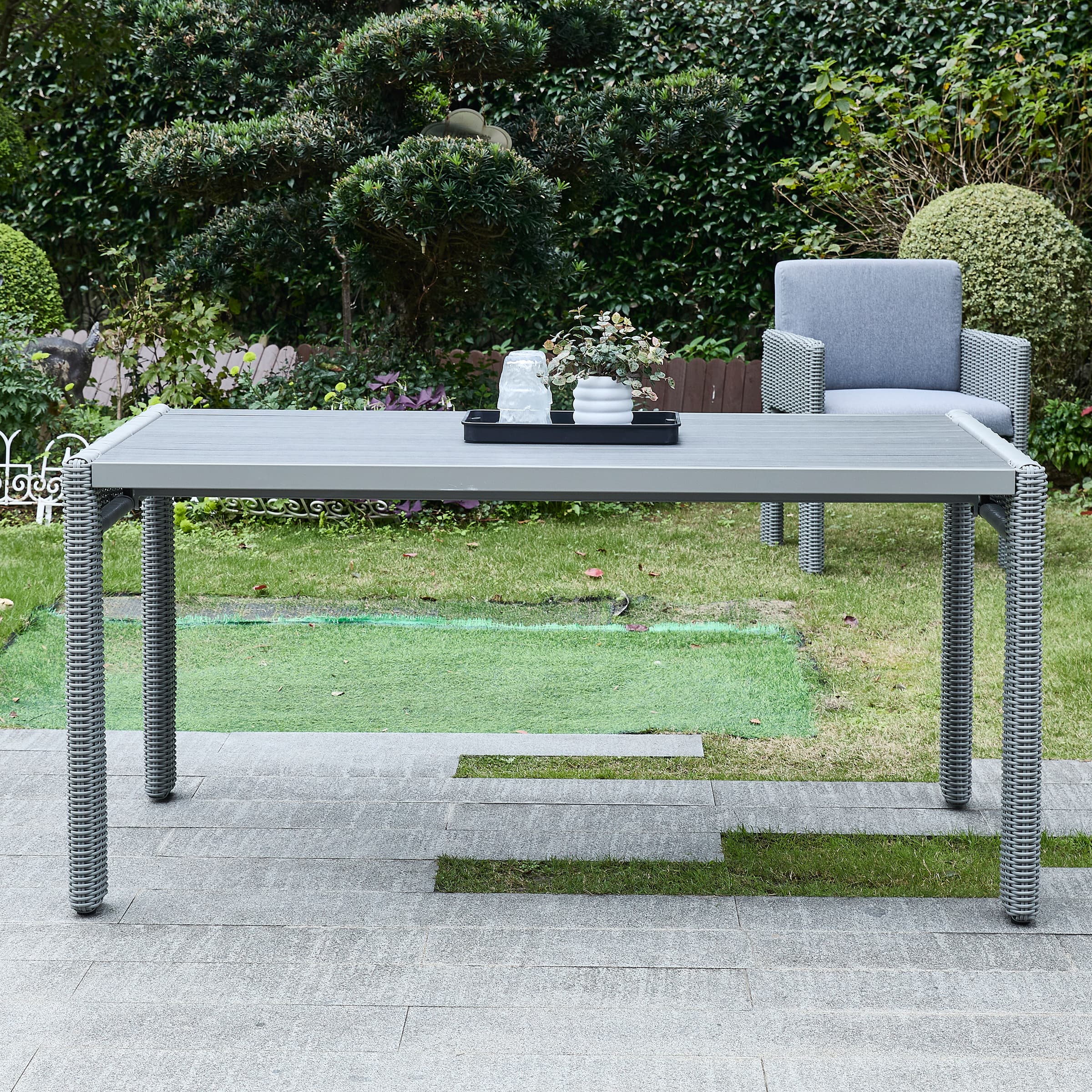 Outdoor Woven Dining Chairs Set of 2 - X003DC - Image 21