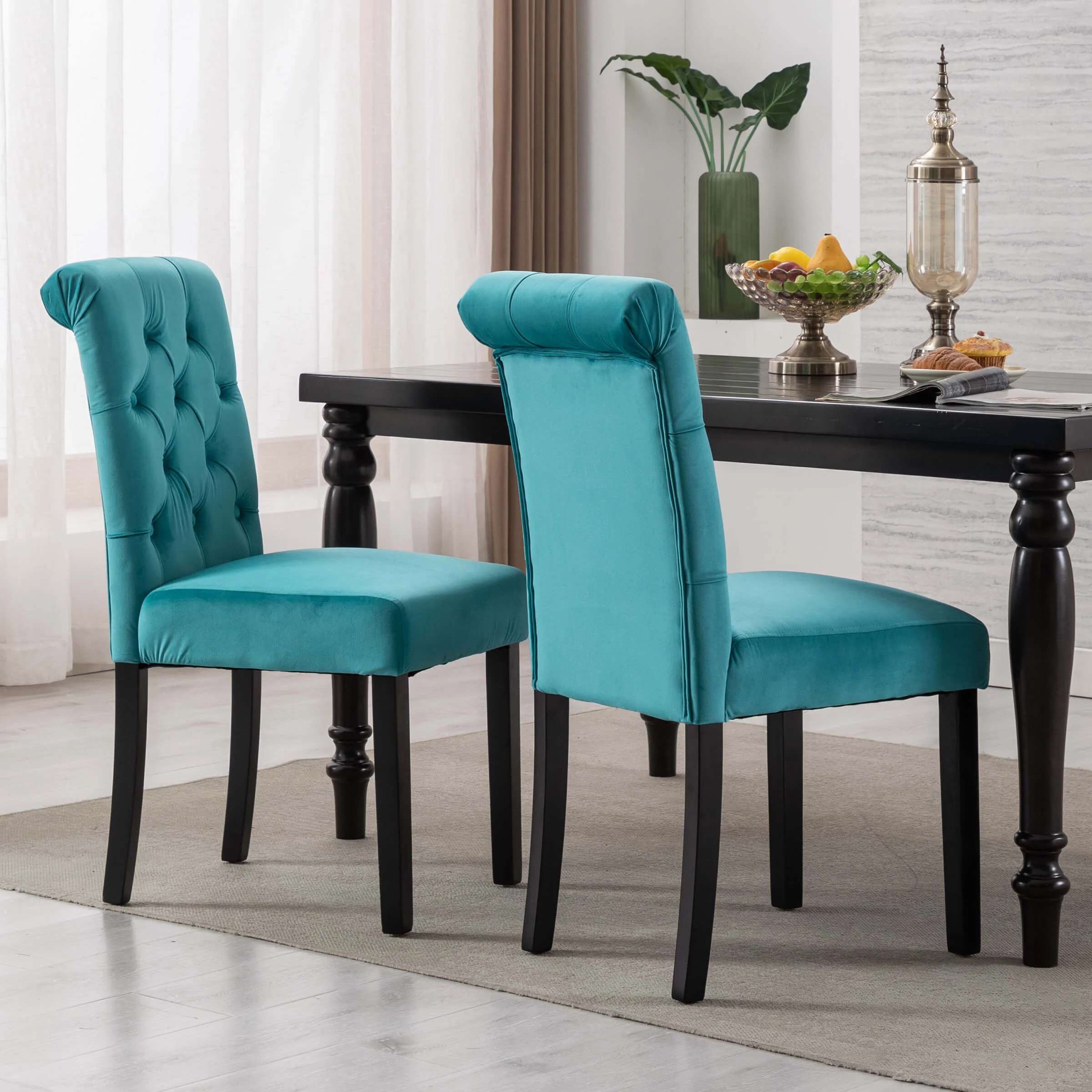 Armless Dining Chairs Set of 2 - 7076DC - Image 16