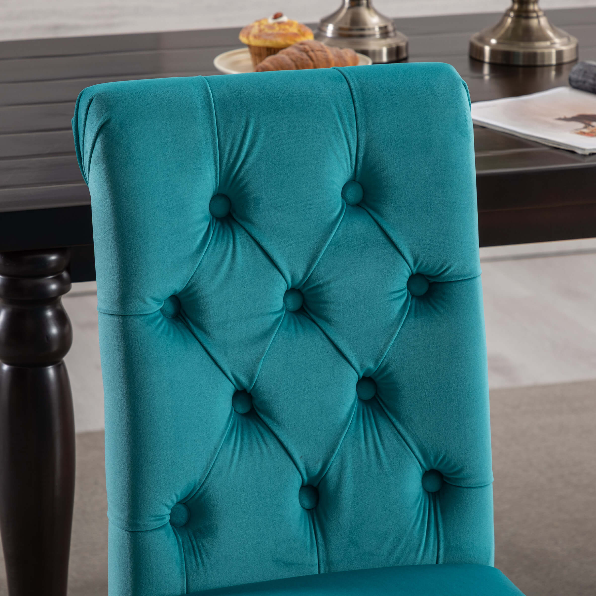 Armless Dining Chairs Set of 2 - 7076DC - Image 18
