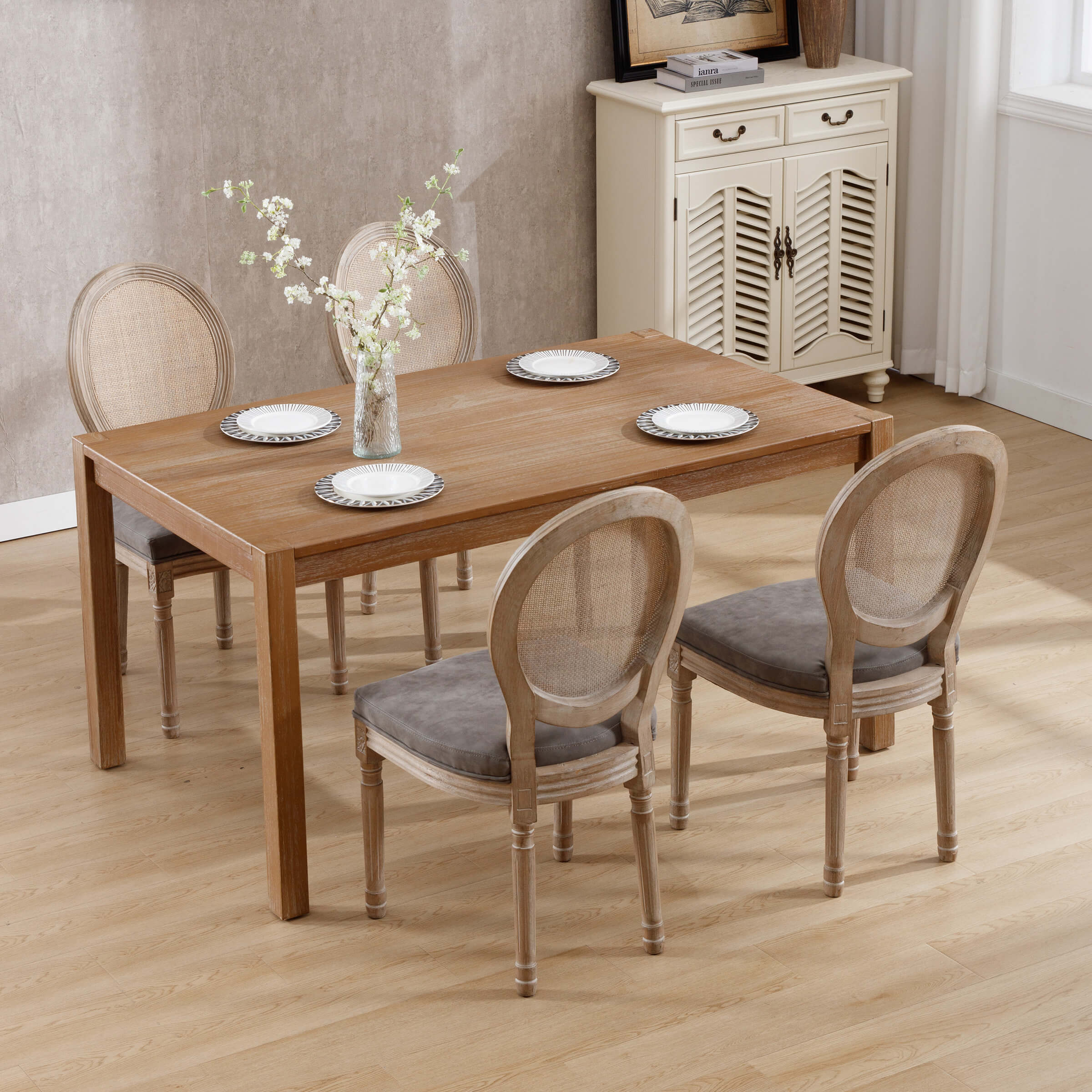 Classic French Dining Chairs Set of 2-7105DC - Image 11