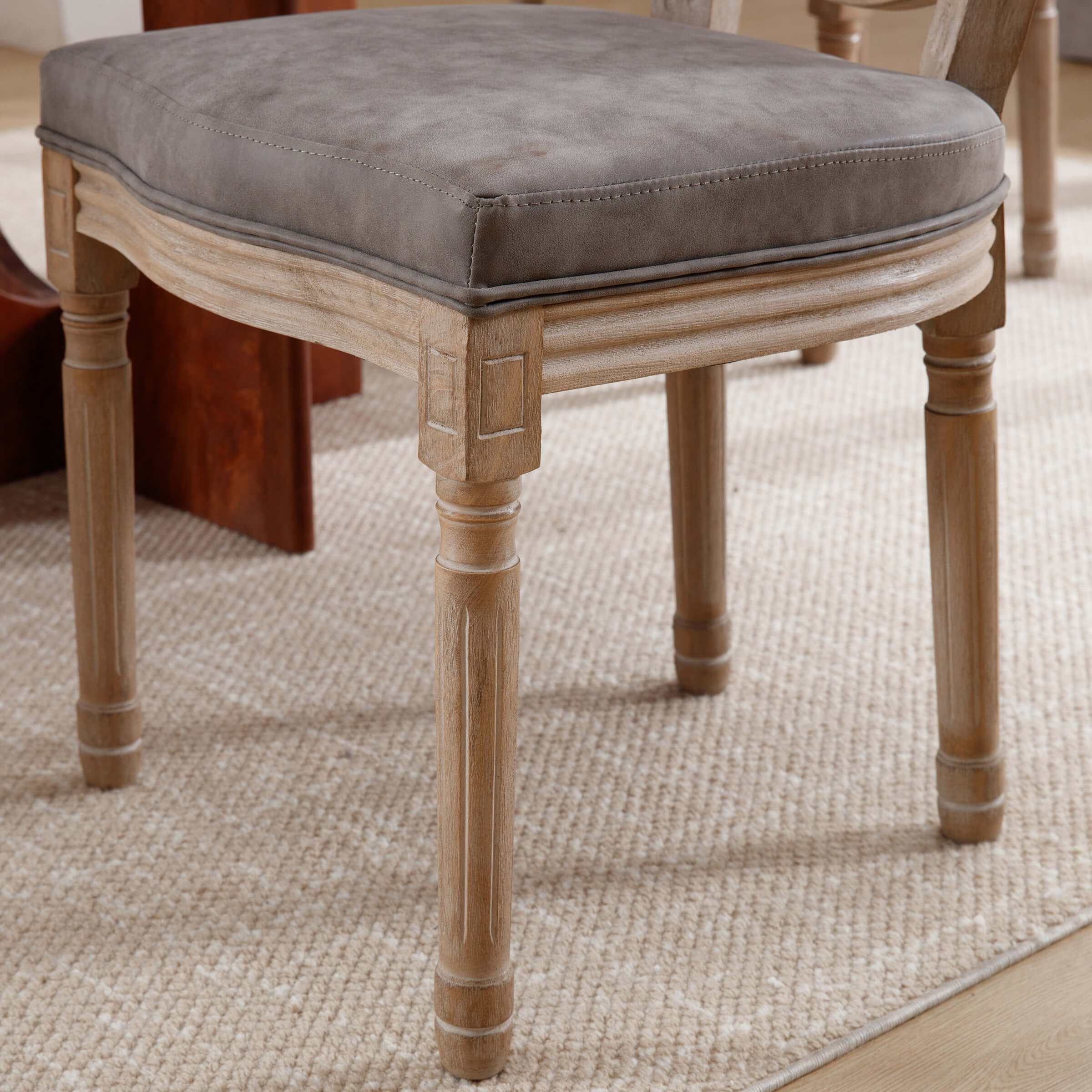 Classic French Dining Chairs Set of 2-7105DC - Image 15