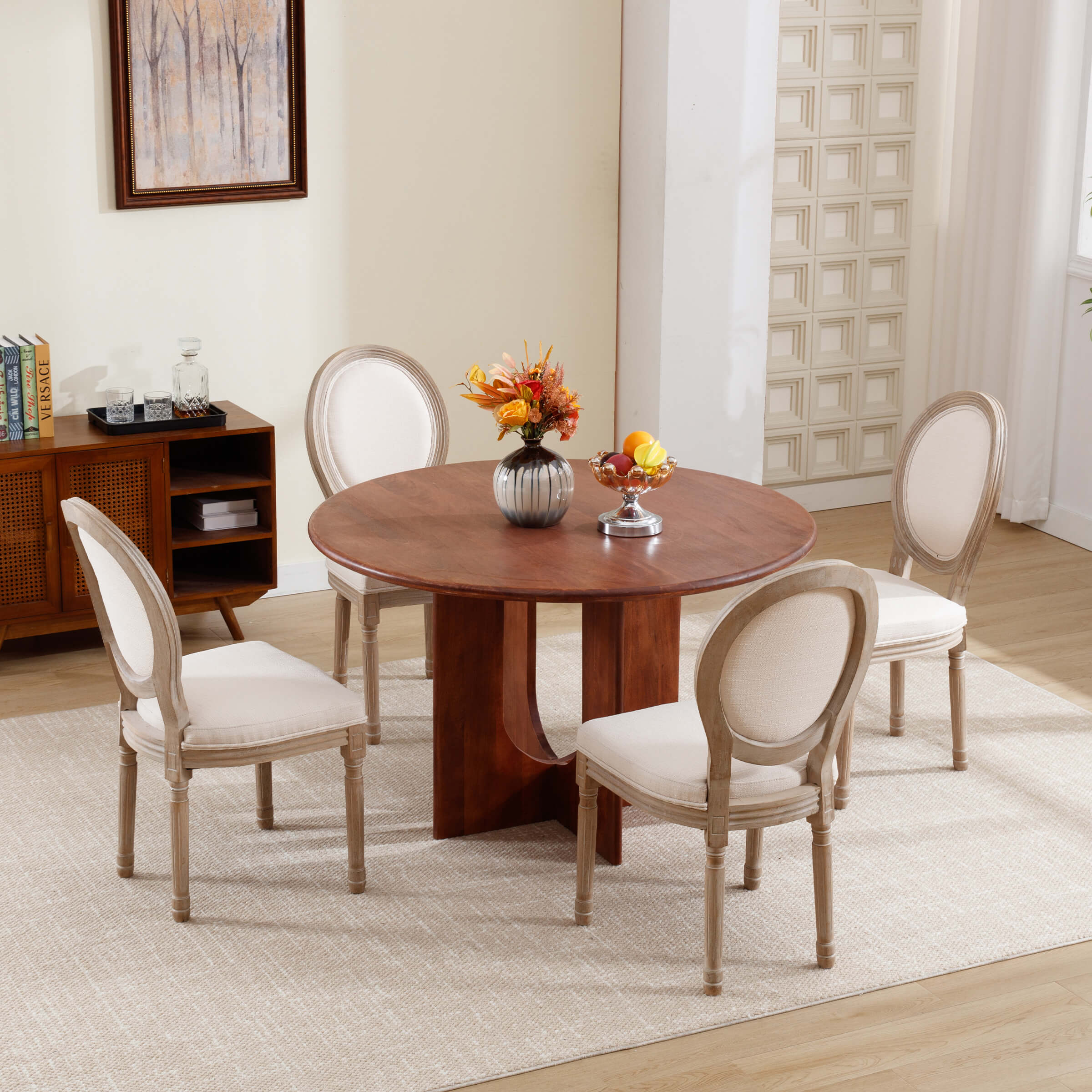 Classic French Dining Chairs Set of 2-7105DC - Image 30
