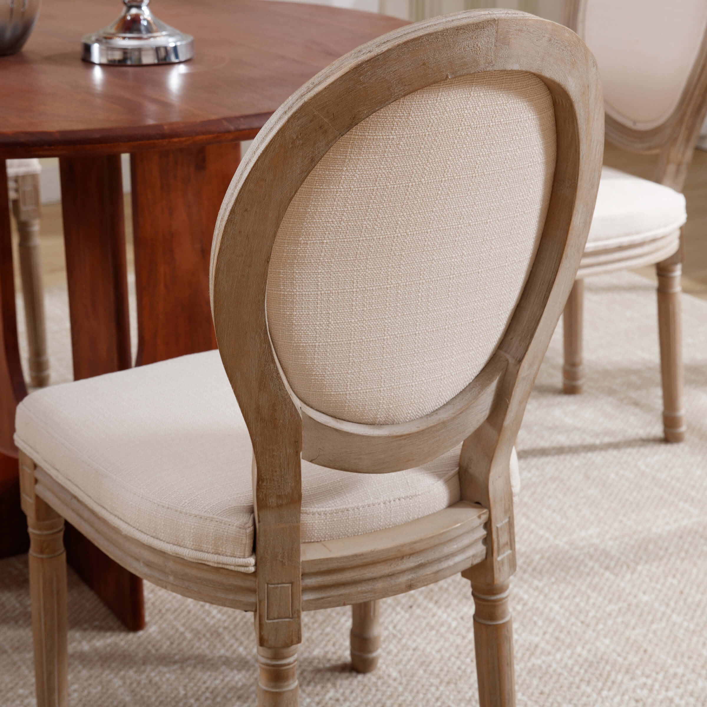Classic French Dining Chairs Set of 2-7105DC - Image 33
