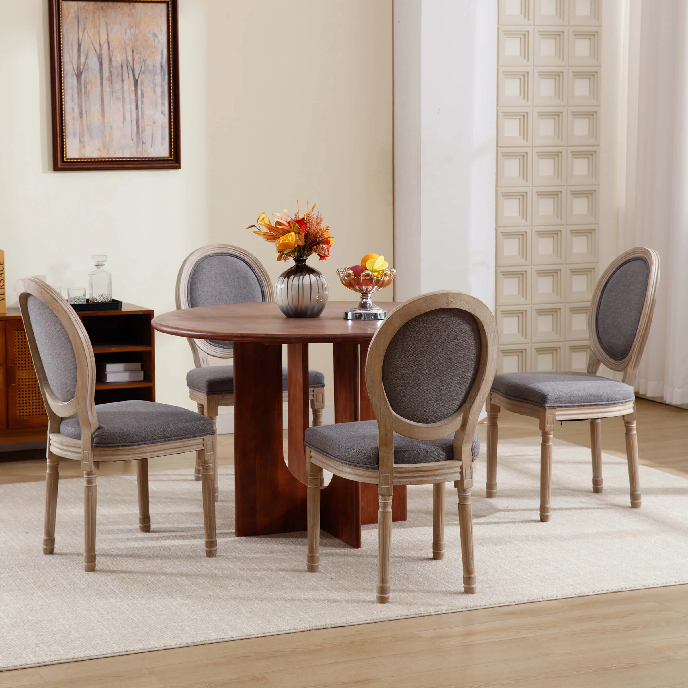 Classic French Dining Chairs Set of 2-7105DC - Image 36
