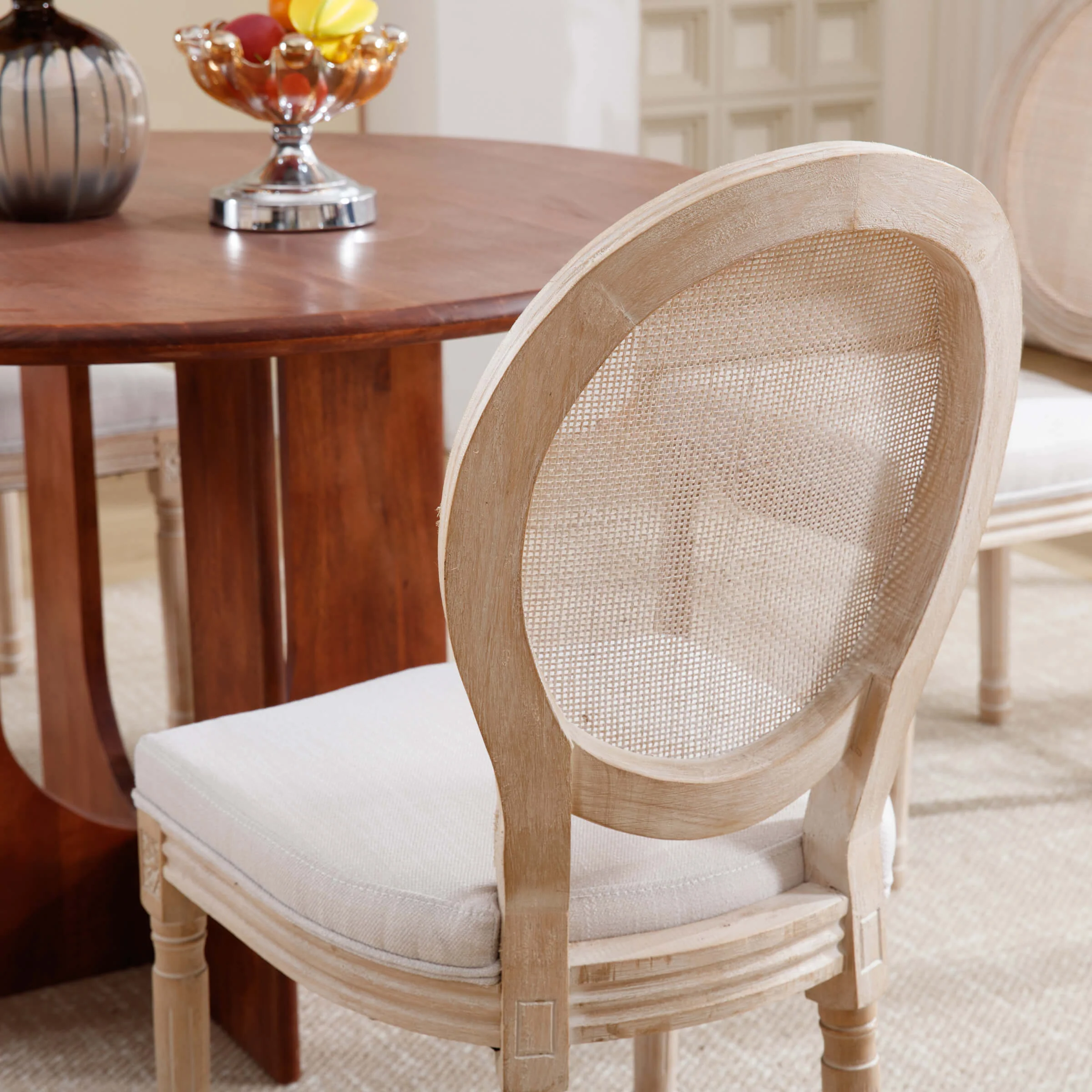 Classic French Dining Chairs Set of 2-7105DC - Image 4