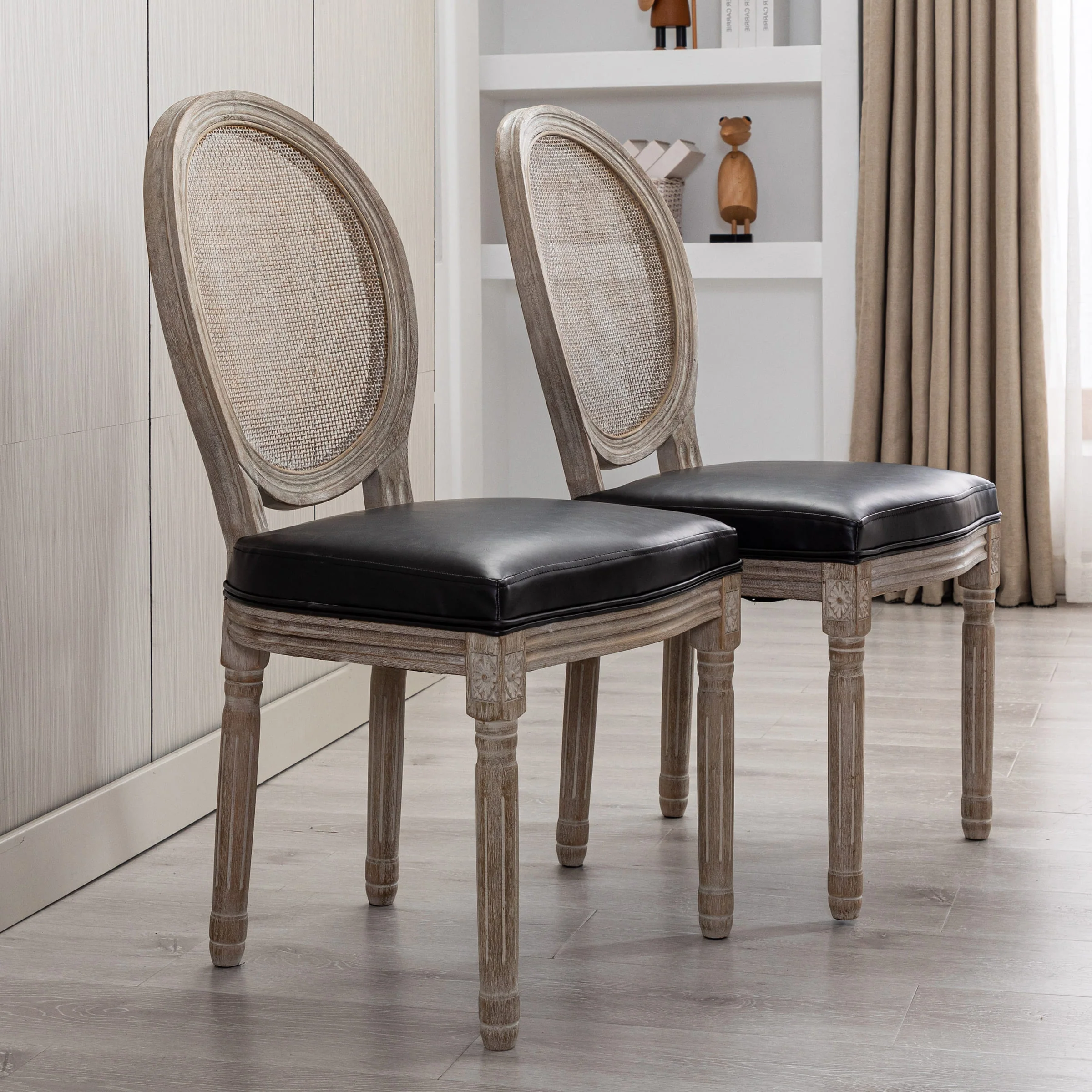 Classic French Dining Chairs Set of 2-7105DC - Image 43