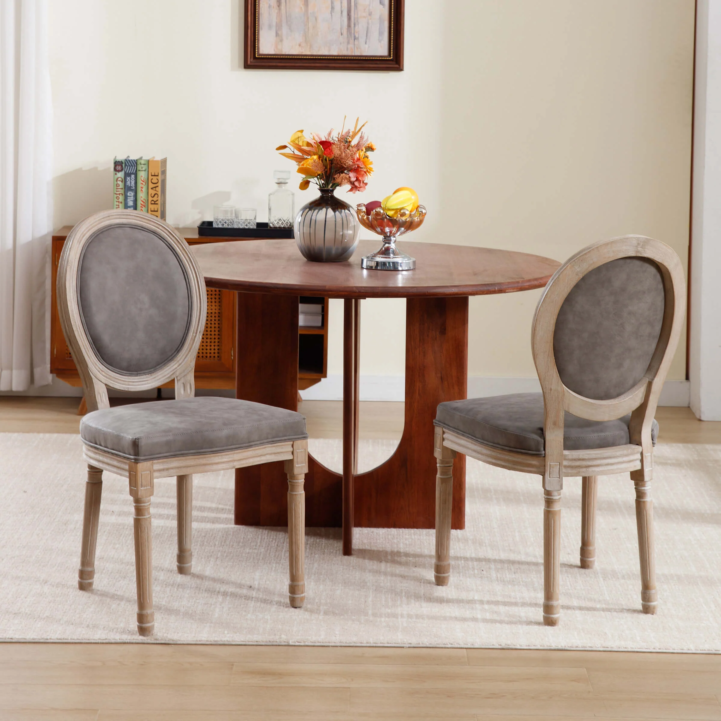 Classic French Dining Chairs Set of 2-7105DC - Image 48