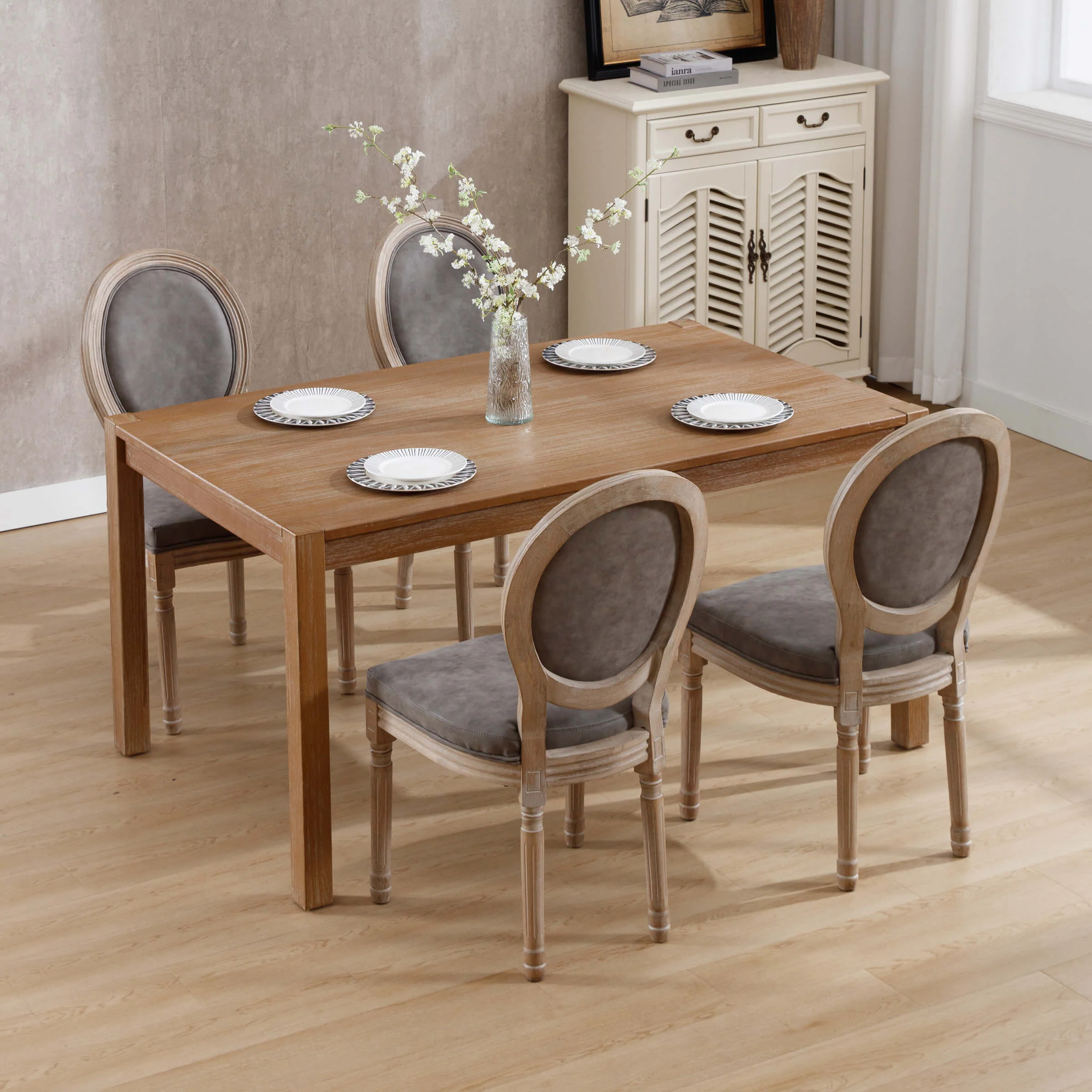 Classic French Dining Chairs Set of 2-7105DC - Image 49