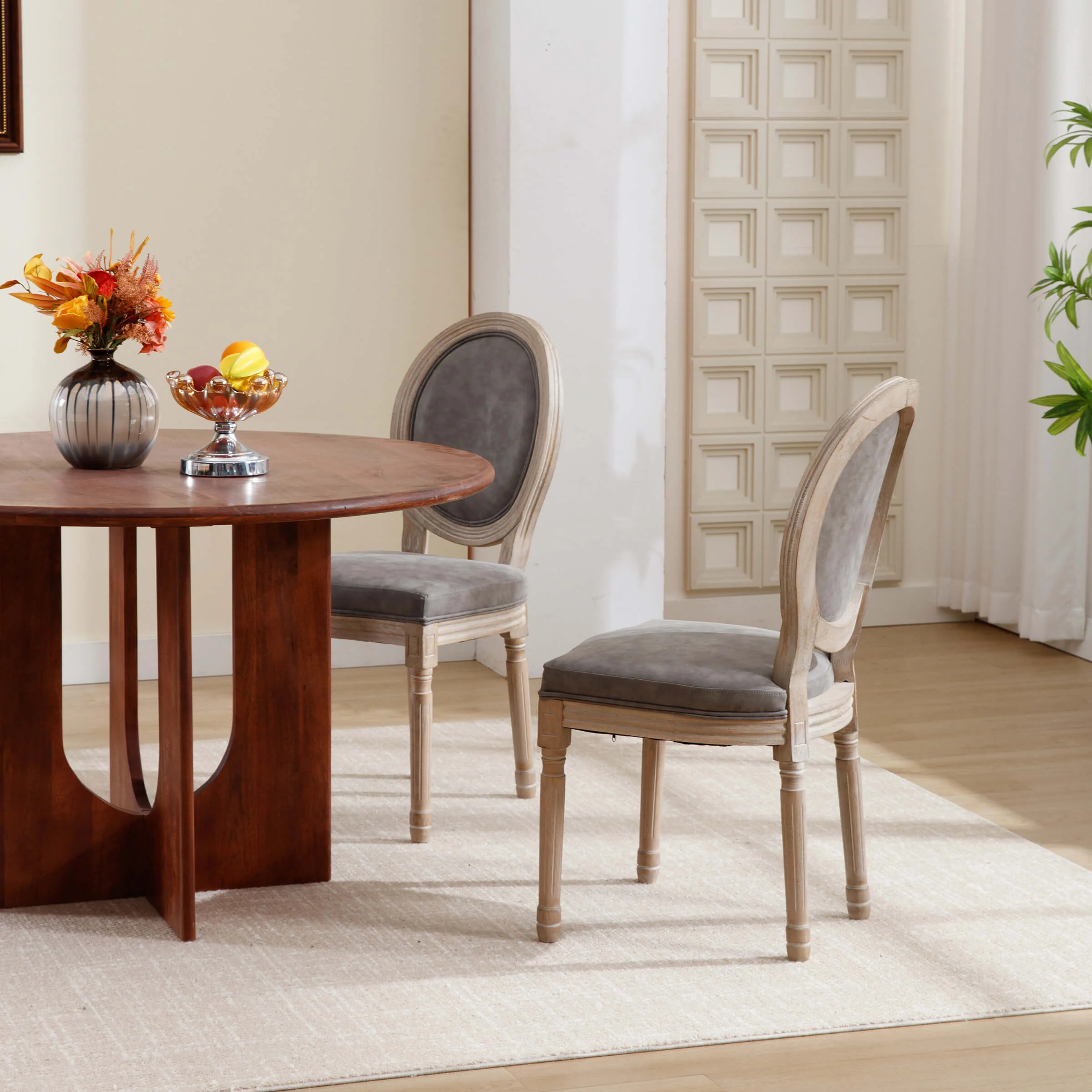 Classic French Dining Chairs Set of 2-7105DC - Image 50