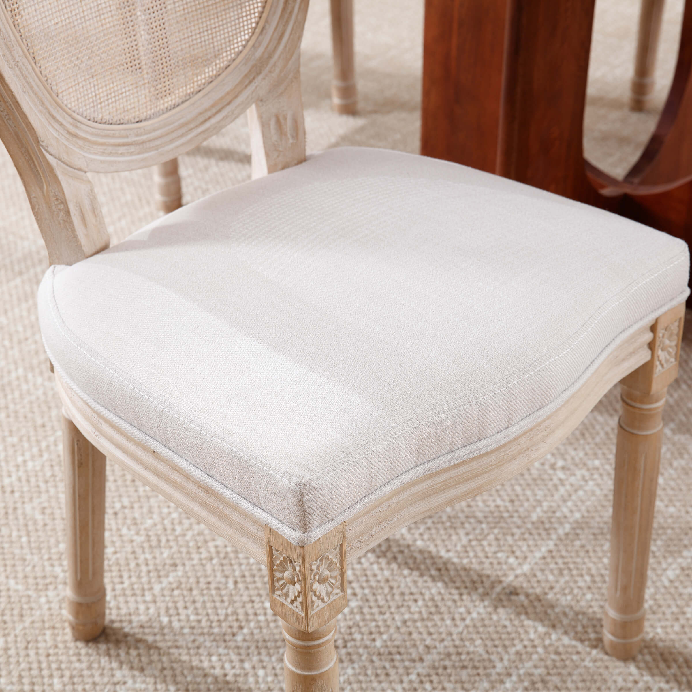 Classic French Dining Chairs Set of 2-7105DC - Image 6