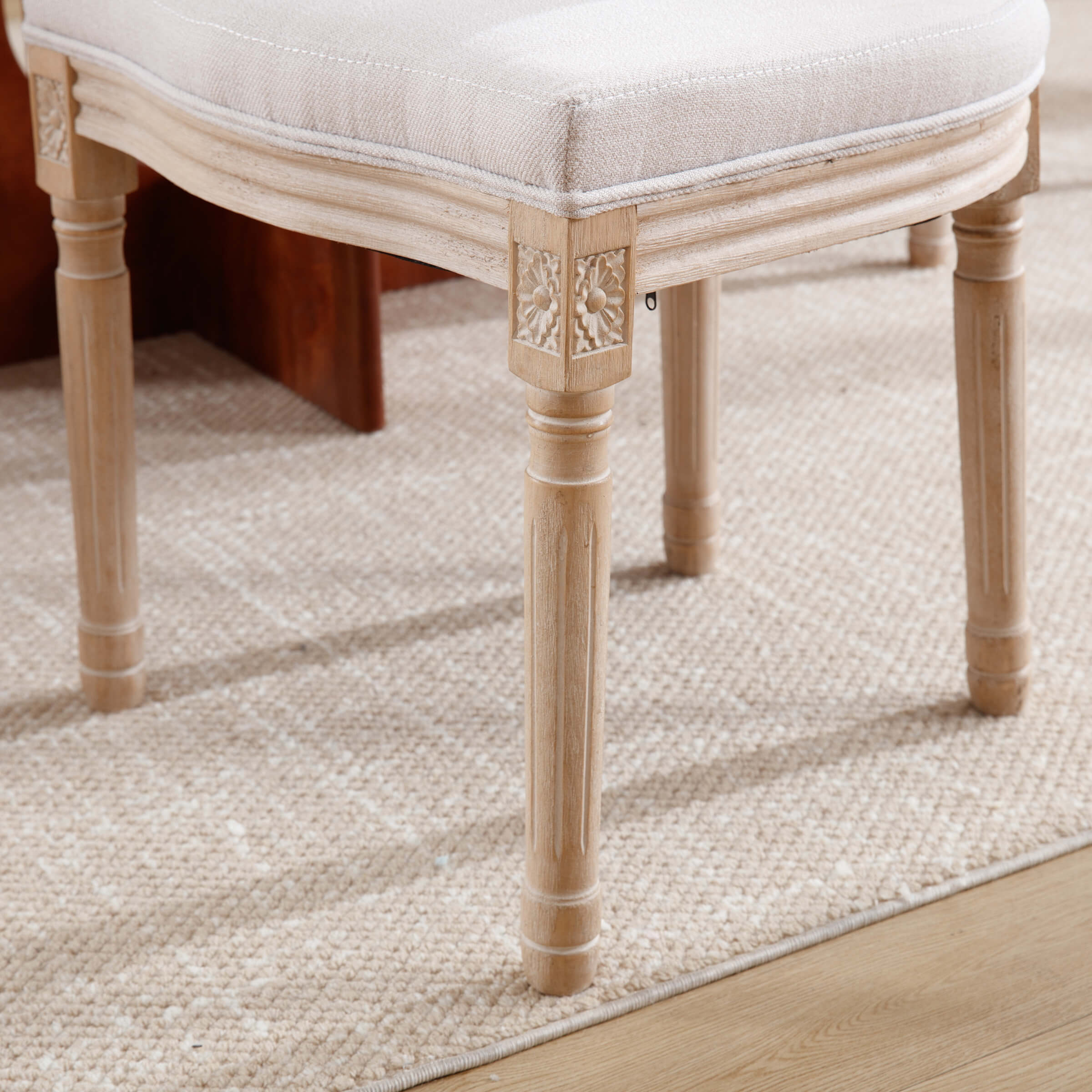 Classic French Dining Chairs Set of 2-7105DC - Image 7