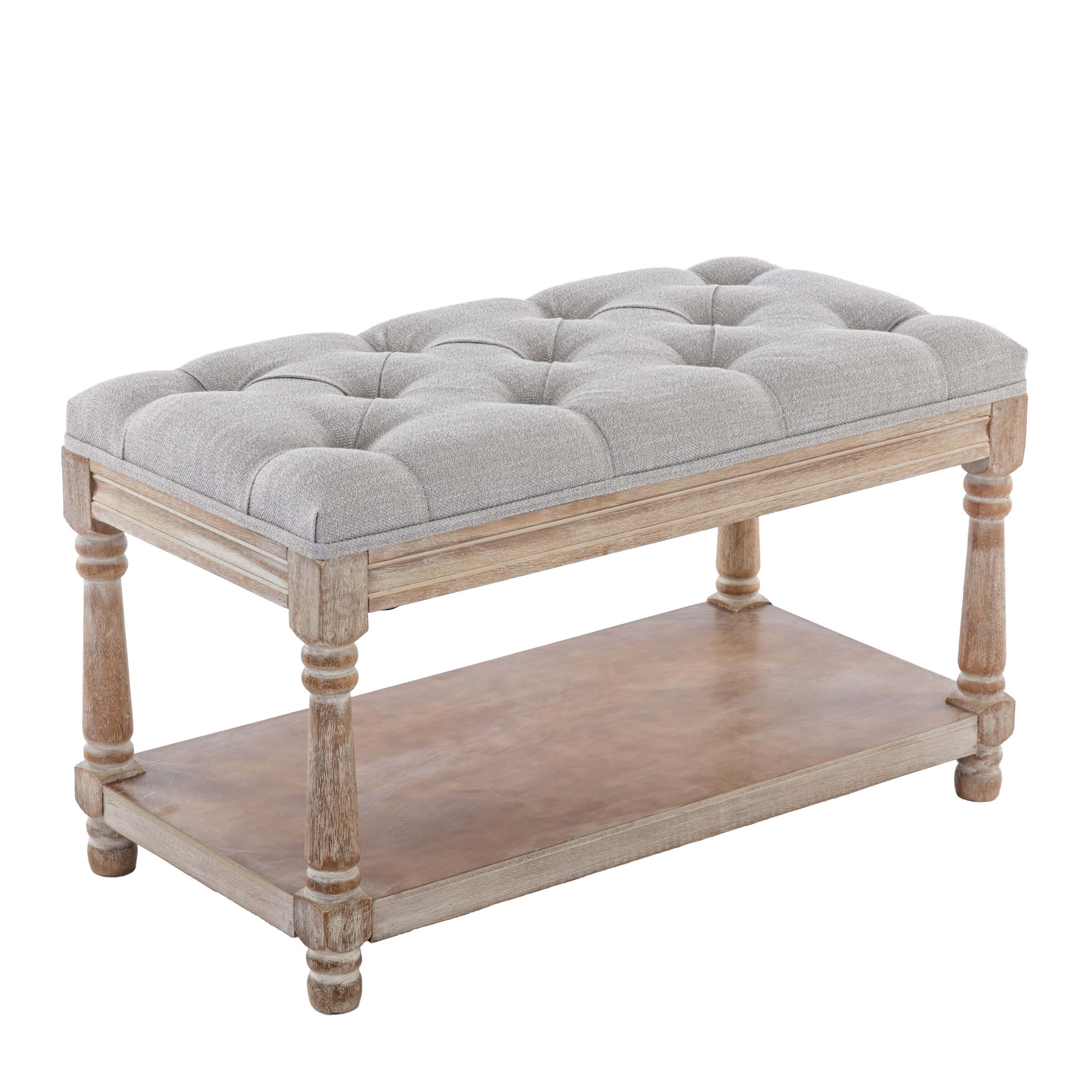 Classic Tufted Small Entryway Bench - 2459BH - Image 13