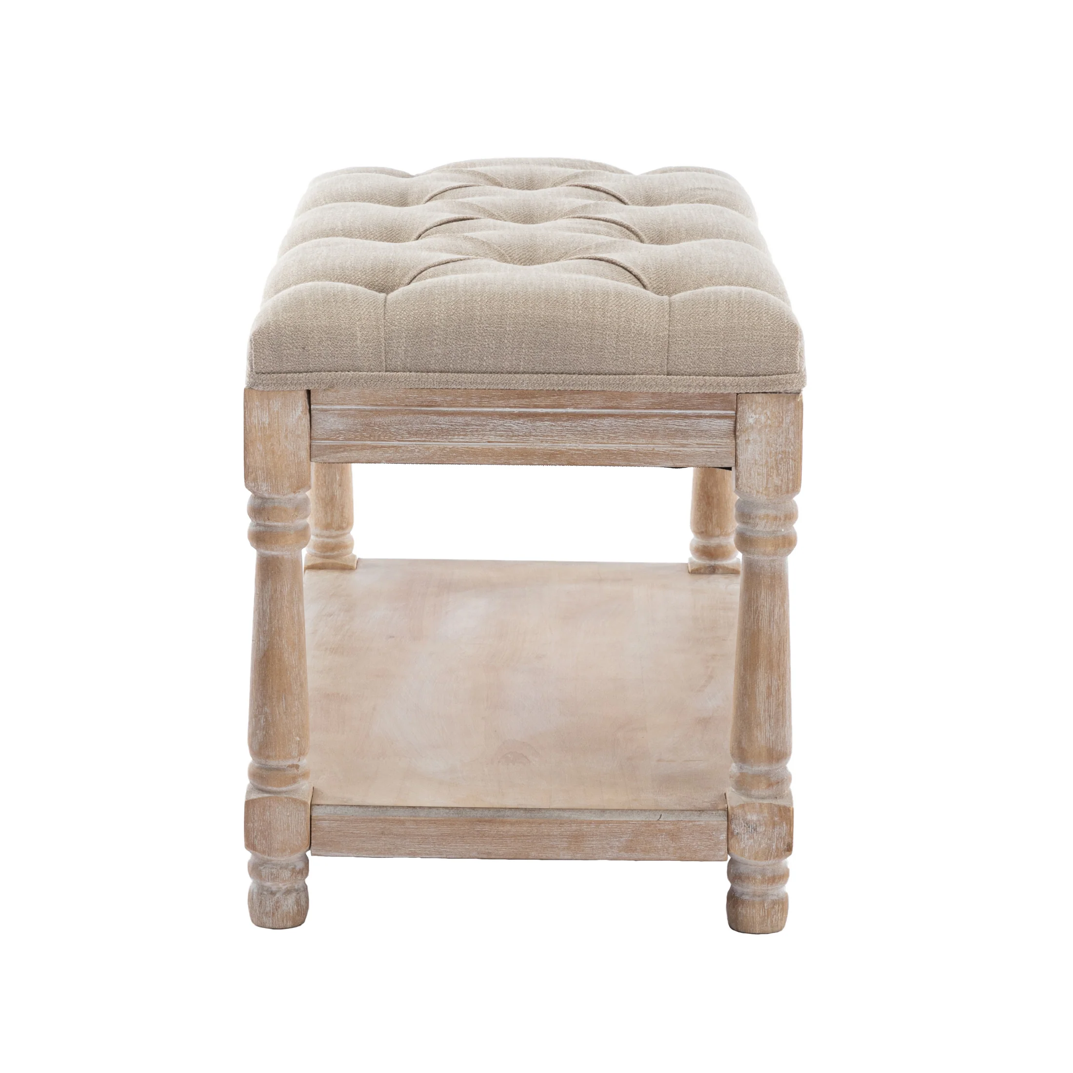 Classic Tufted Small Entryway Bench - 2459BH - Image 5
