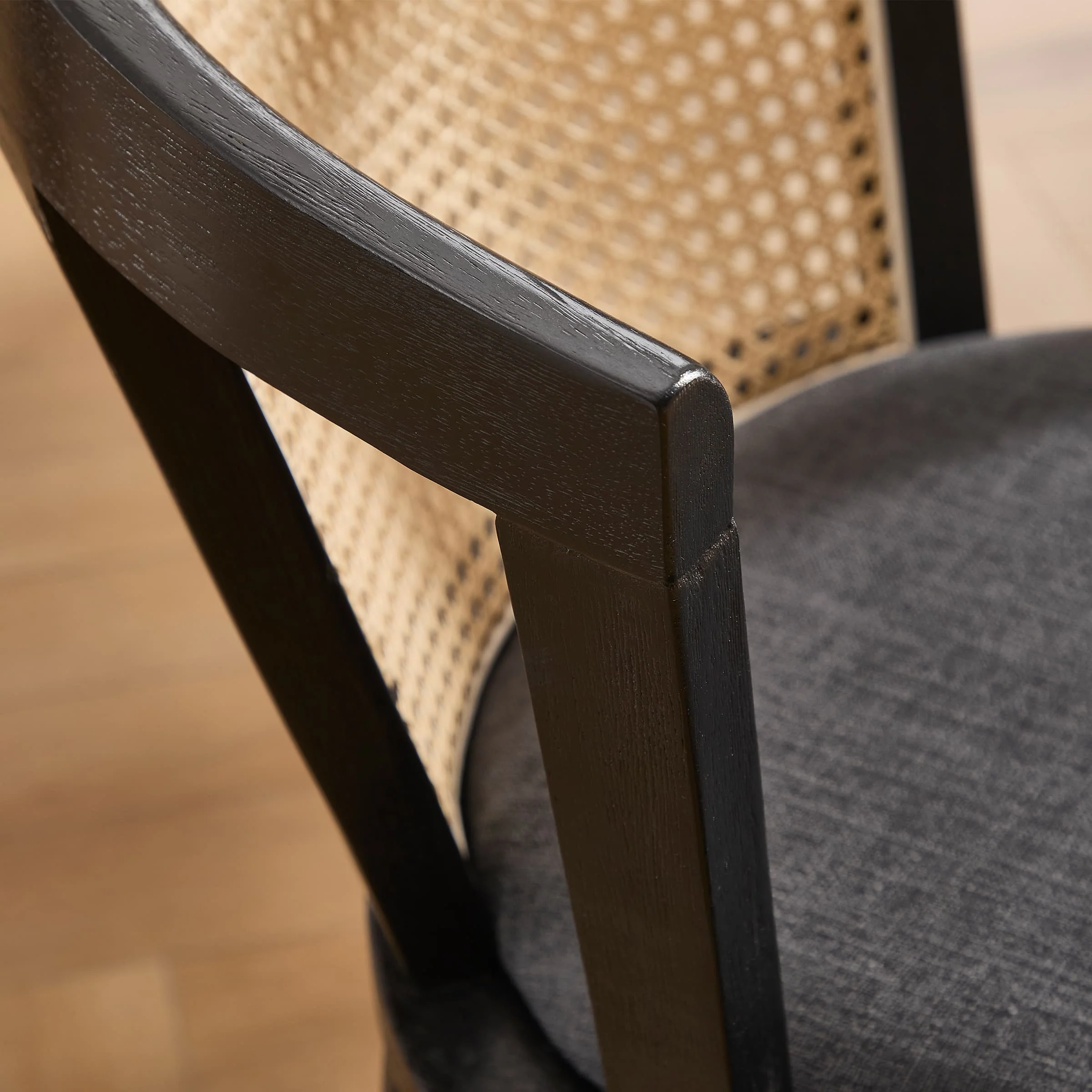 Dining Chairs with Cane Woven Back Set of 2 - 10085DC - Image 16