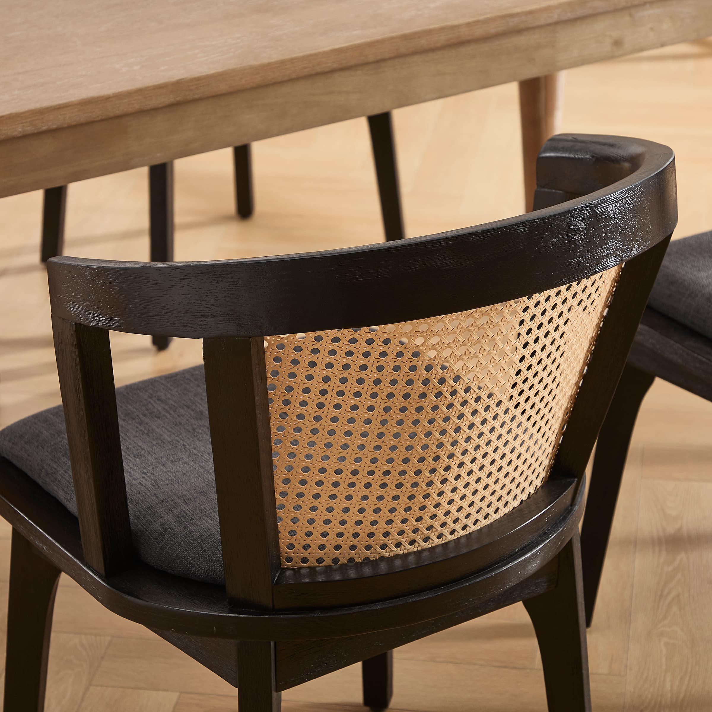 Dining Chairs with Cane Woven Back Set of 2 - 10085DC - Image 17