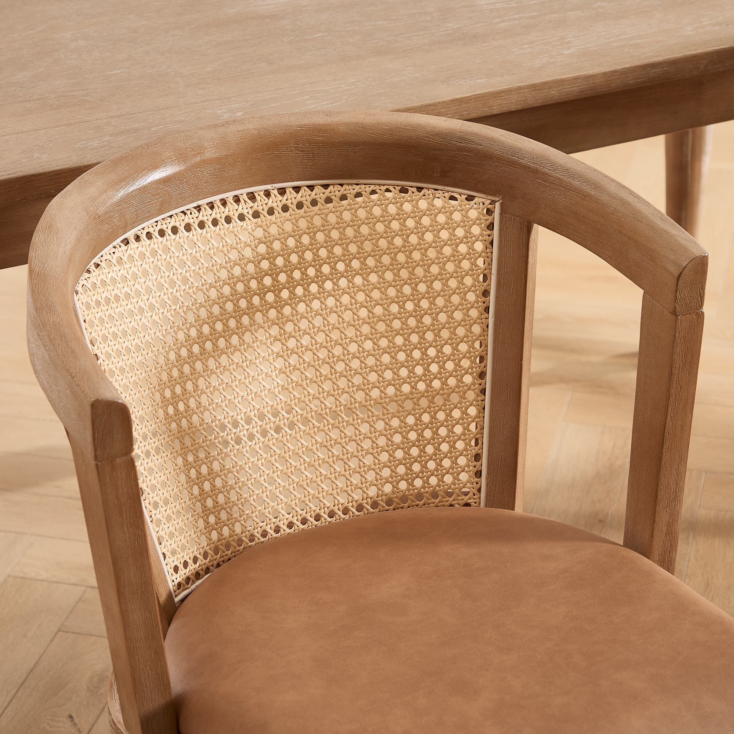 Dining Chairs with Cane Woven Back Set of 2 - 10085DC - Image 25