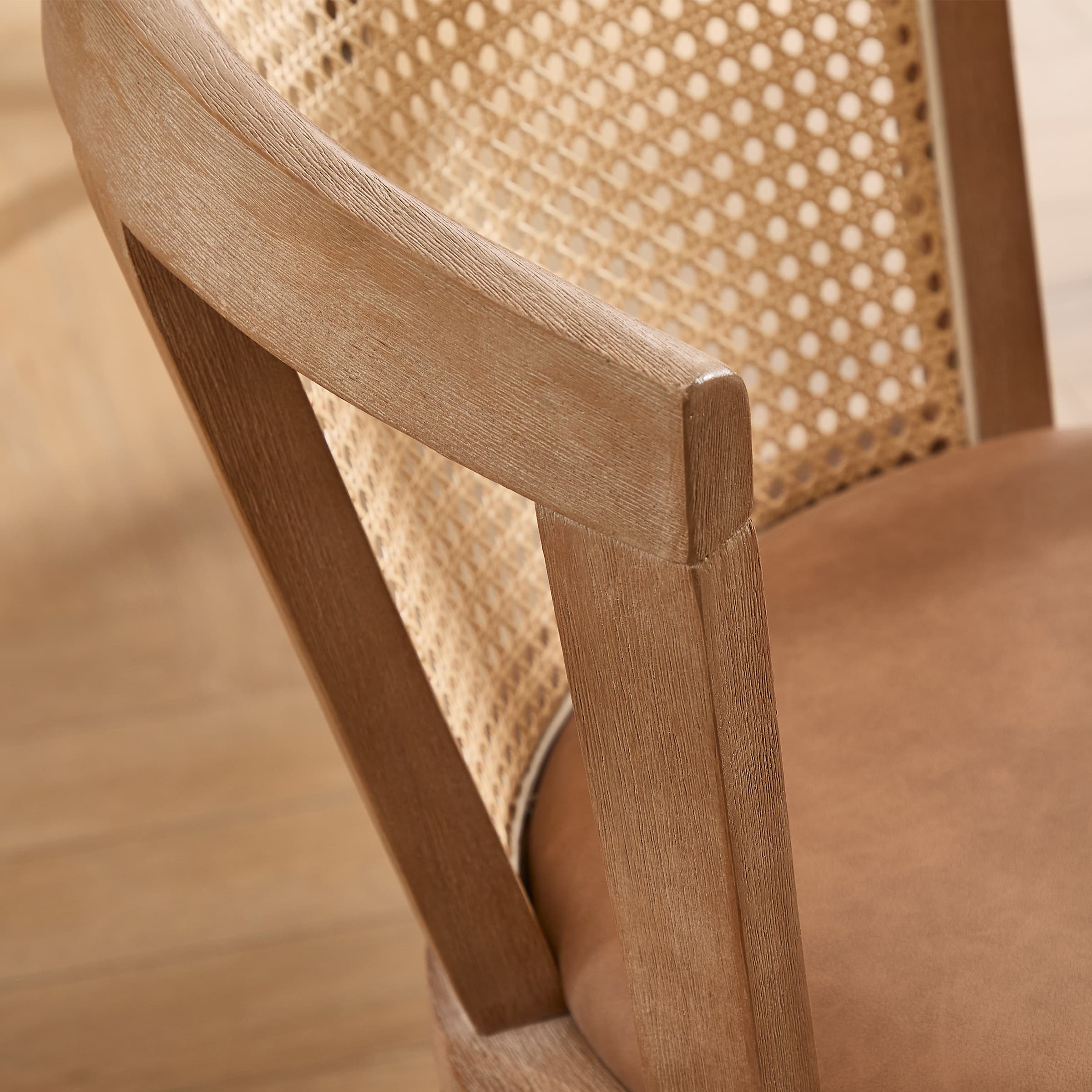 Dining Chairs with Cane Woven Back Set of 2 - 10085DC - Image 26