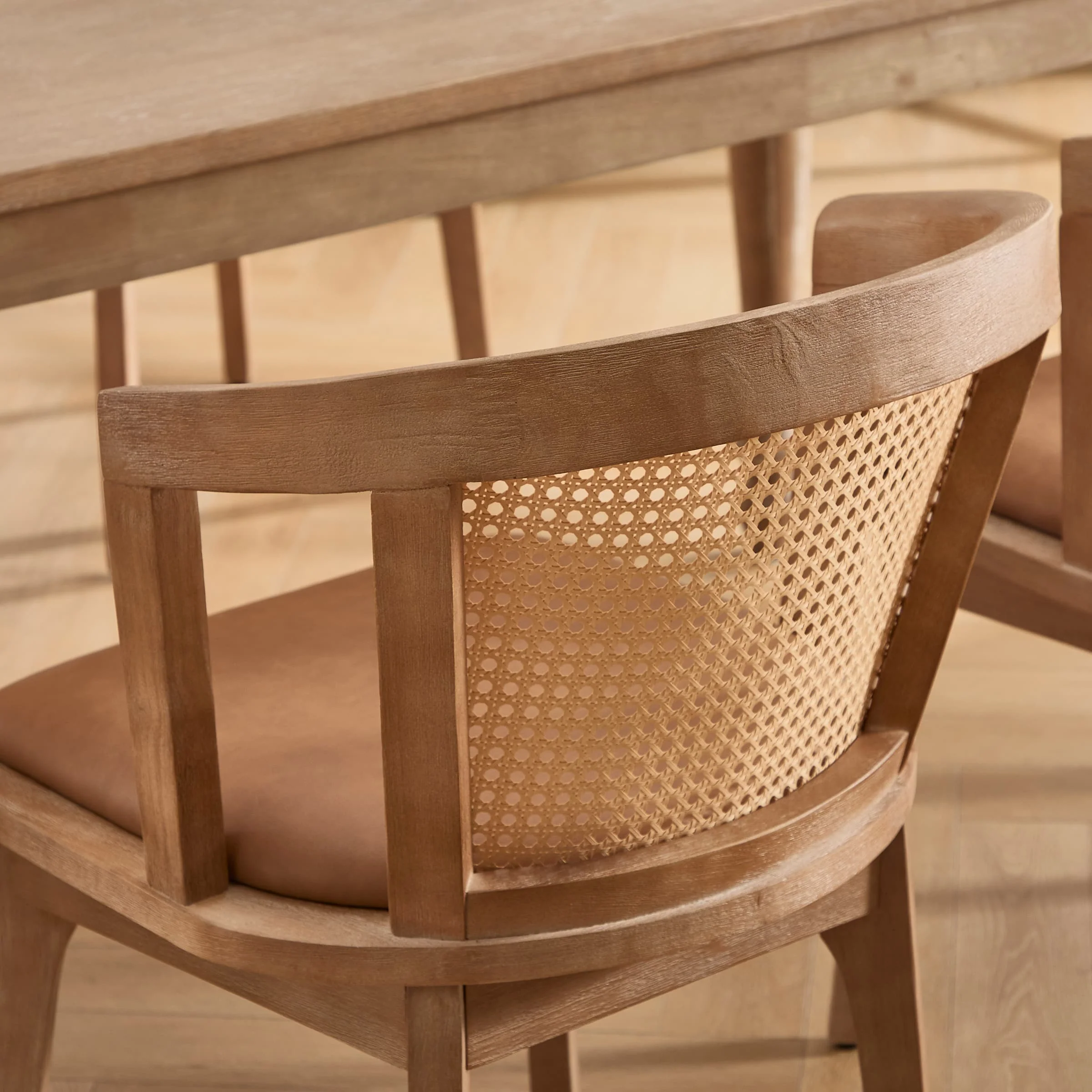 Dining Chairs with Cane Woven Back Set of 2 - 10085DC - Image 29