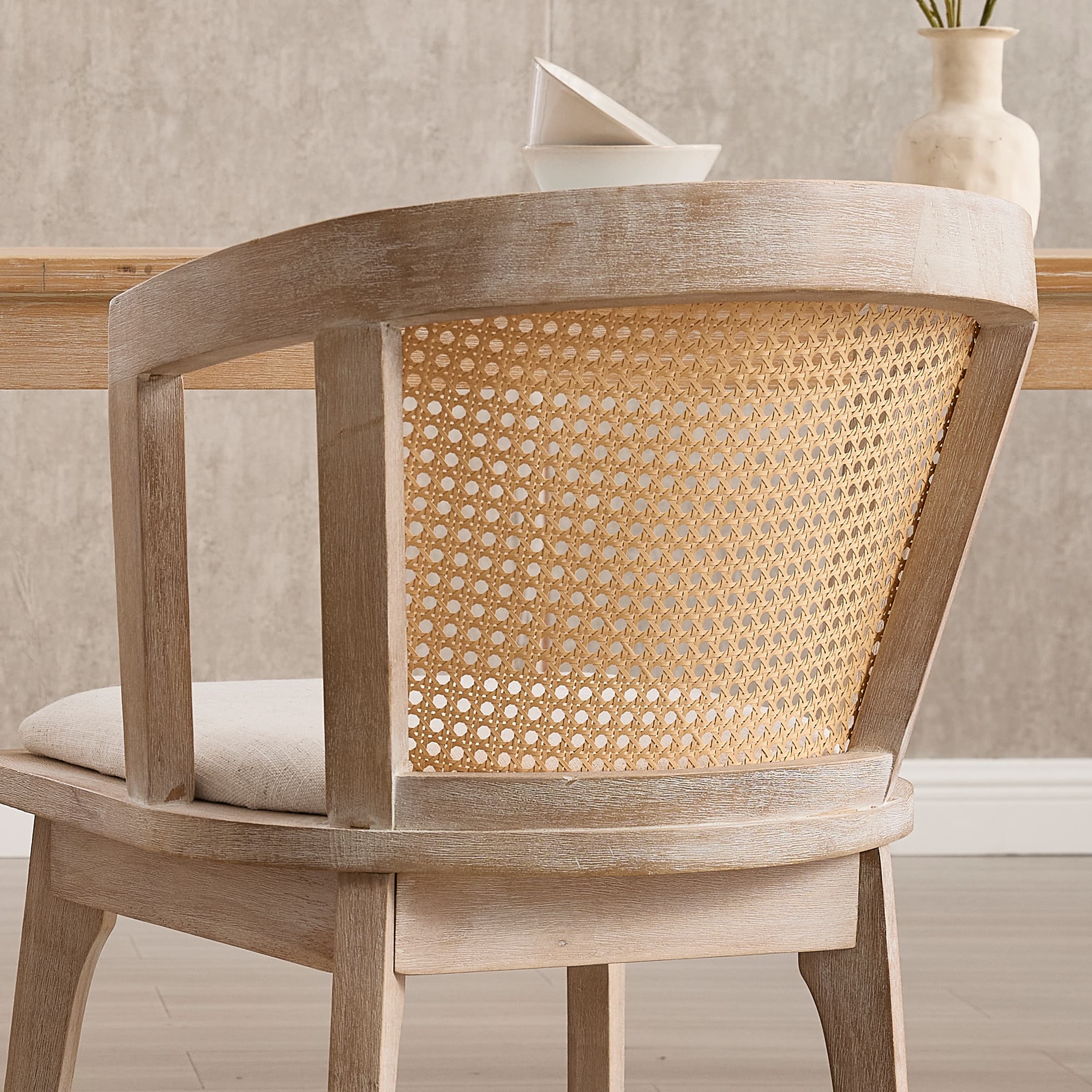 Dining Chairs with Cane Woven Back Set of 2 - 10085DC - Image 35