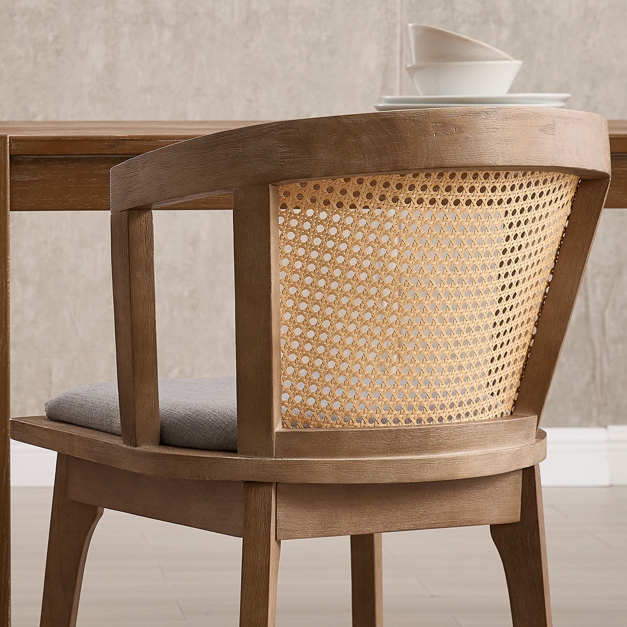 Dining Chairs with Cane Woven Back Set of 2 - 10085DC - Image 49