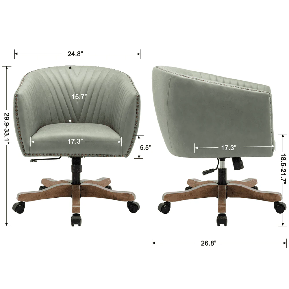 Ergonomic Vintage Office Chair - 3522OC - Image 17