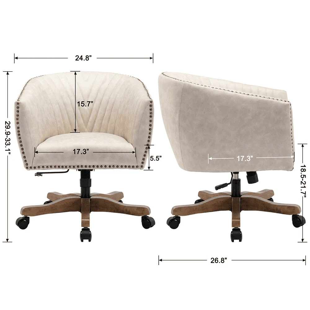 Ergonomic Vintage Office Chair - 3522OC - Image 8
