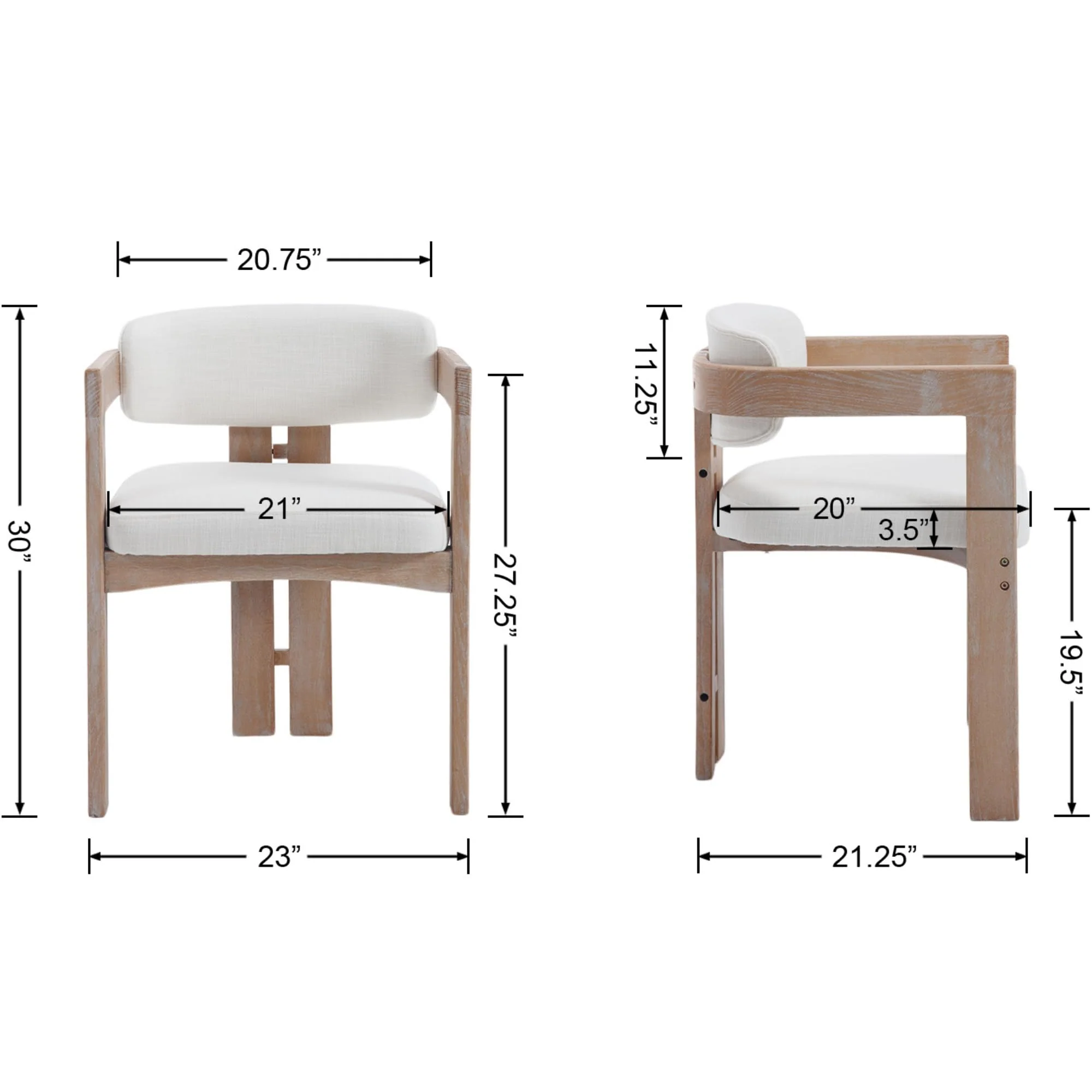 Farmhouse Dining Chairs Set of 2 - 23905DC - Image 14