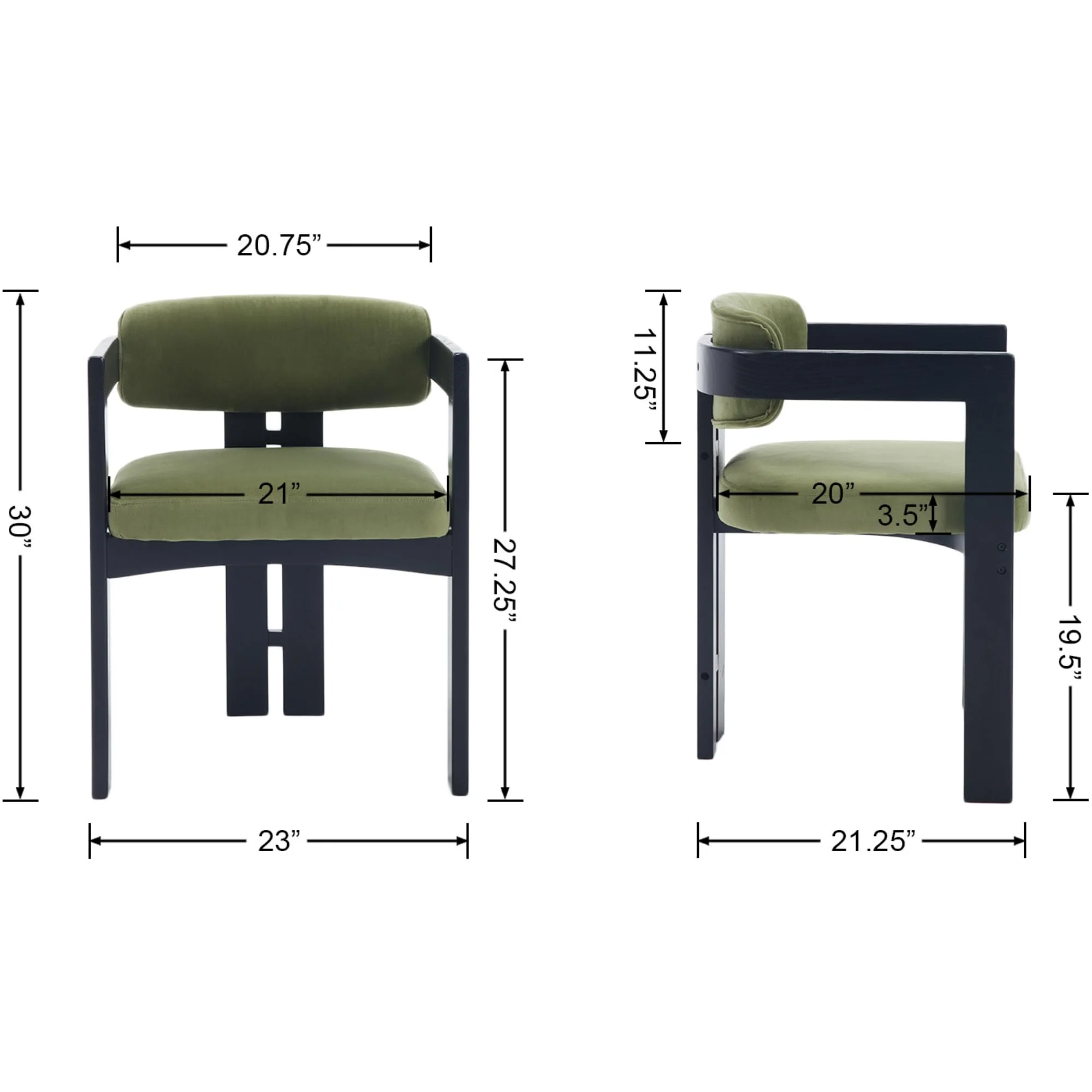 Farmhouse Dining Chairs Set of 2 - 23905DC - Image 7
