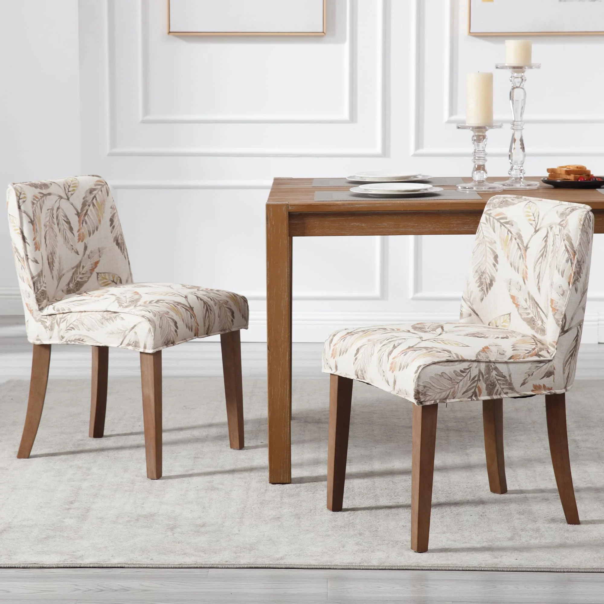 Farmhouse Fabric Dining Chairs Set of 2 - 2223DC - Image 15