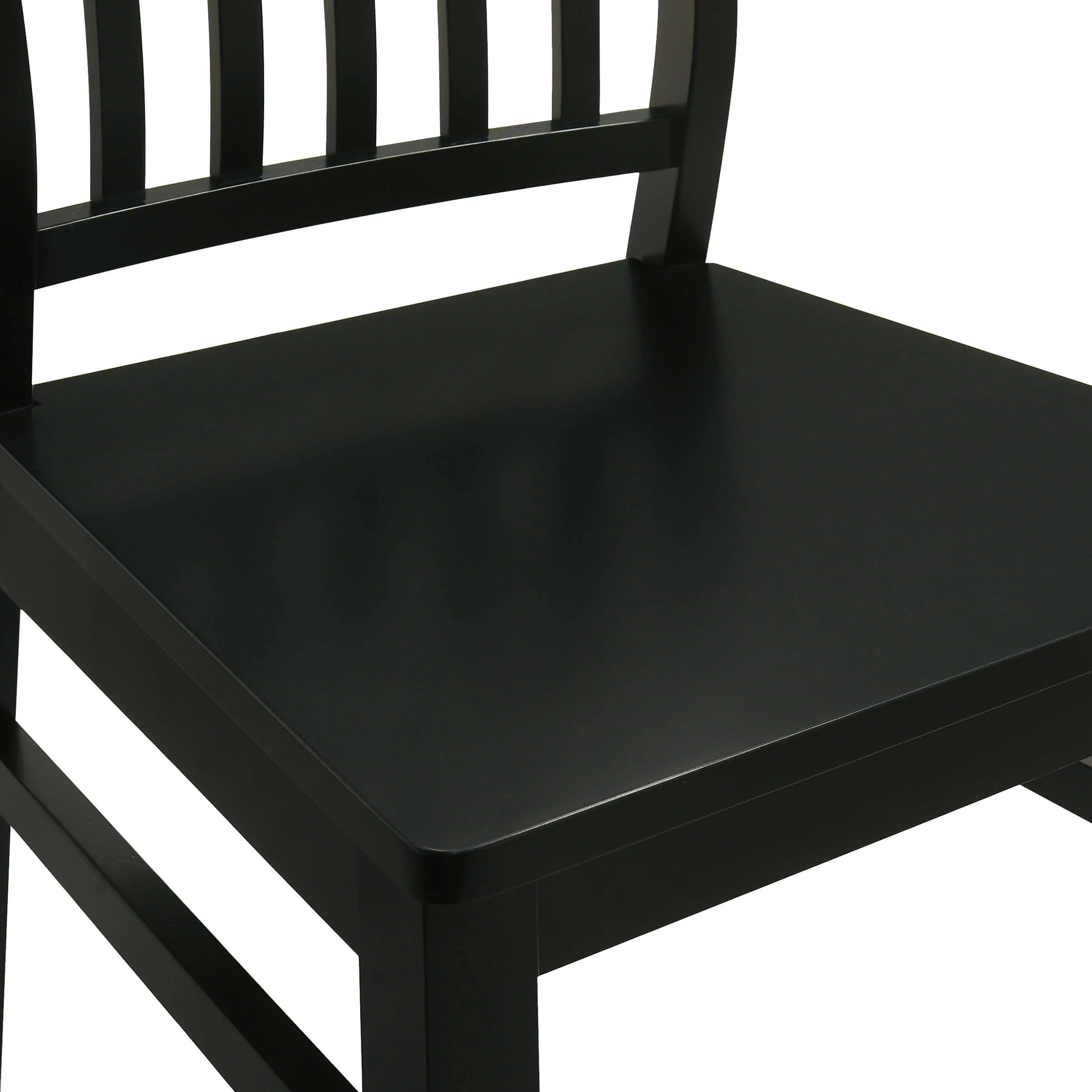 Farmhouse High Spindle Back Armless Dining Chairs Set of 4 - 0005DC - Image 8