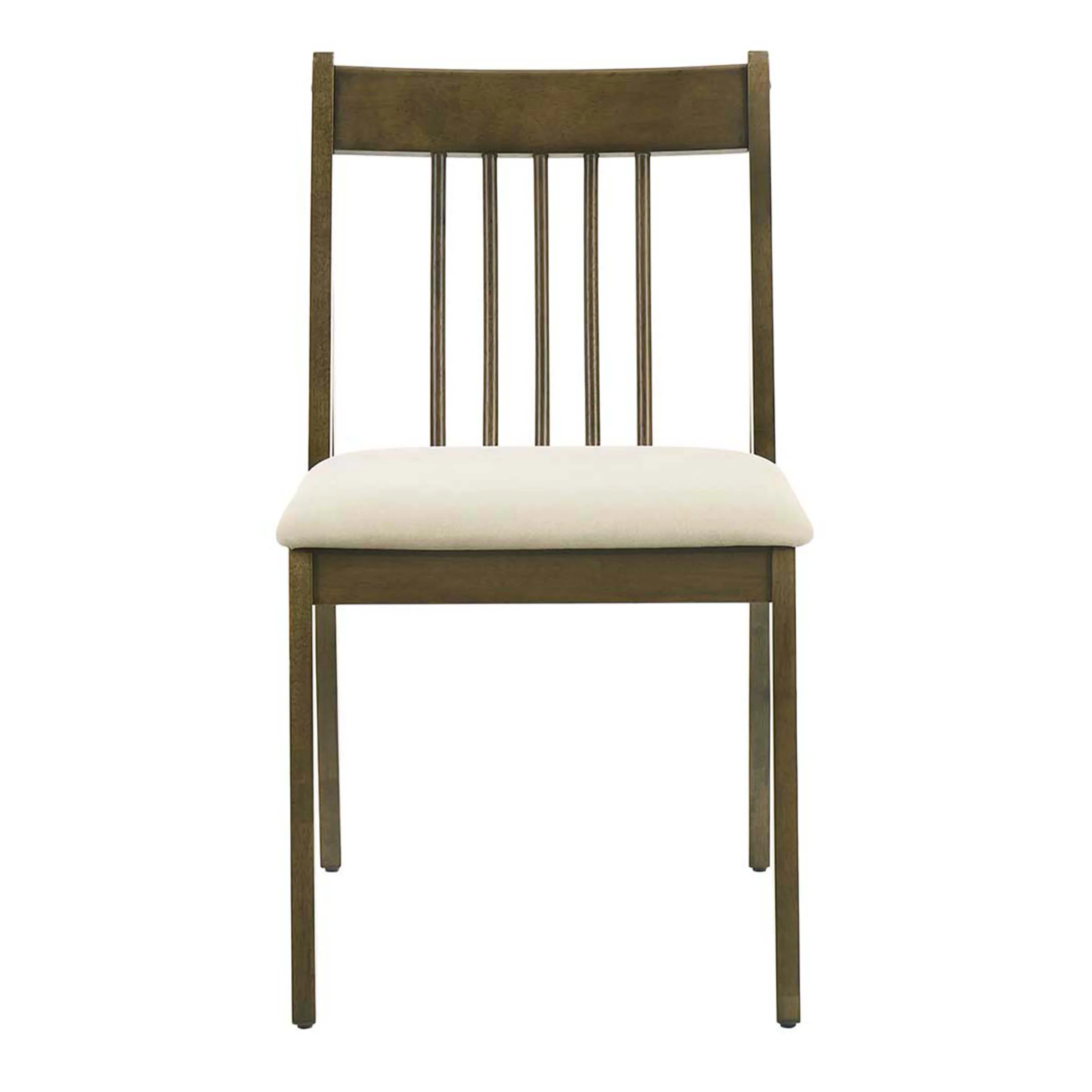 Farmhouse Chenille Upholstered Spindle Back Dining Chairs Set of 4 - 2346DC - Image 5