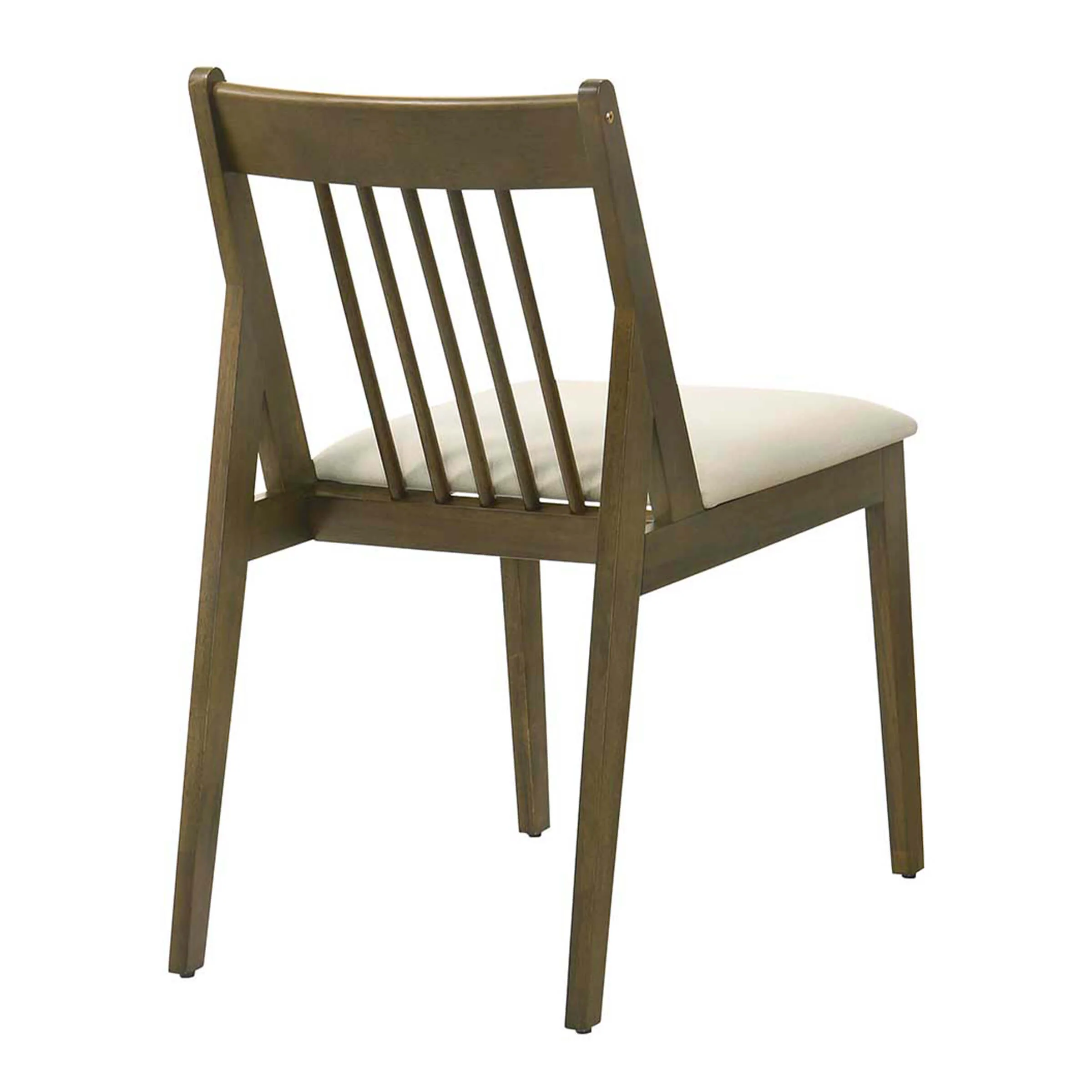 Farmhouse Chenille Upholstered Spindle Back Dining Chairs Set of 4 - 2346DC - Image 7