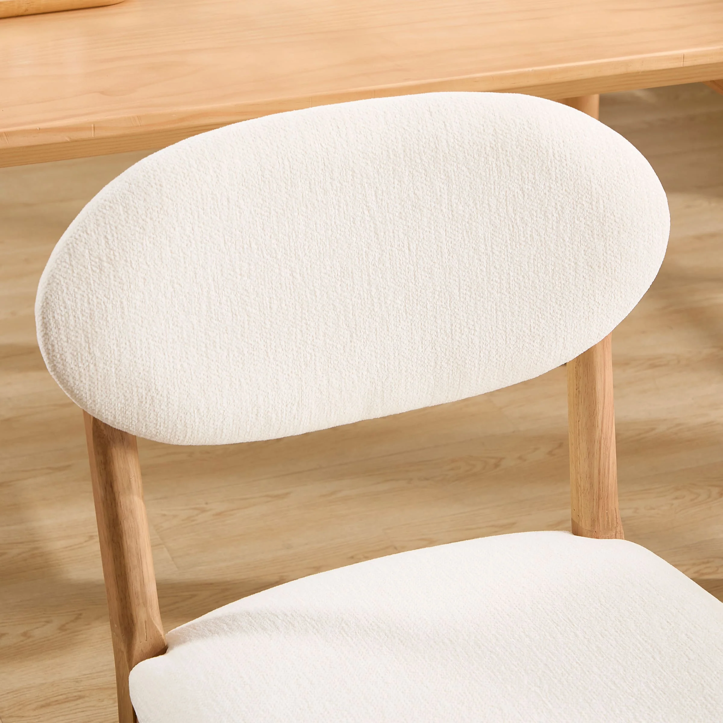 Wooden Upholstered Dining Chair Set of 2 - 10066DC - Image 17