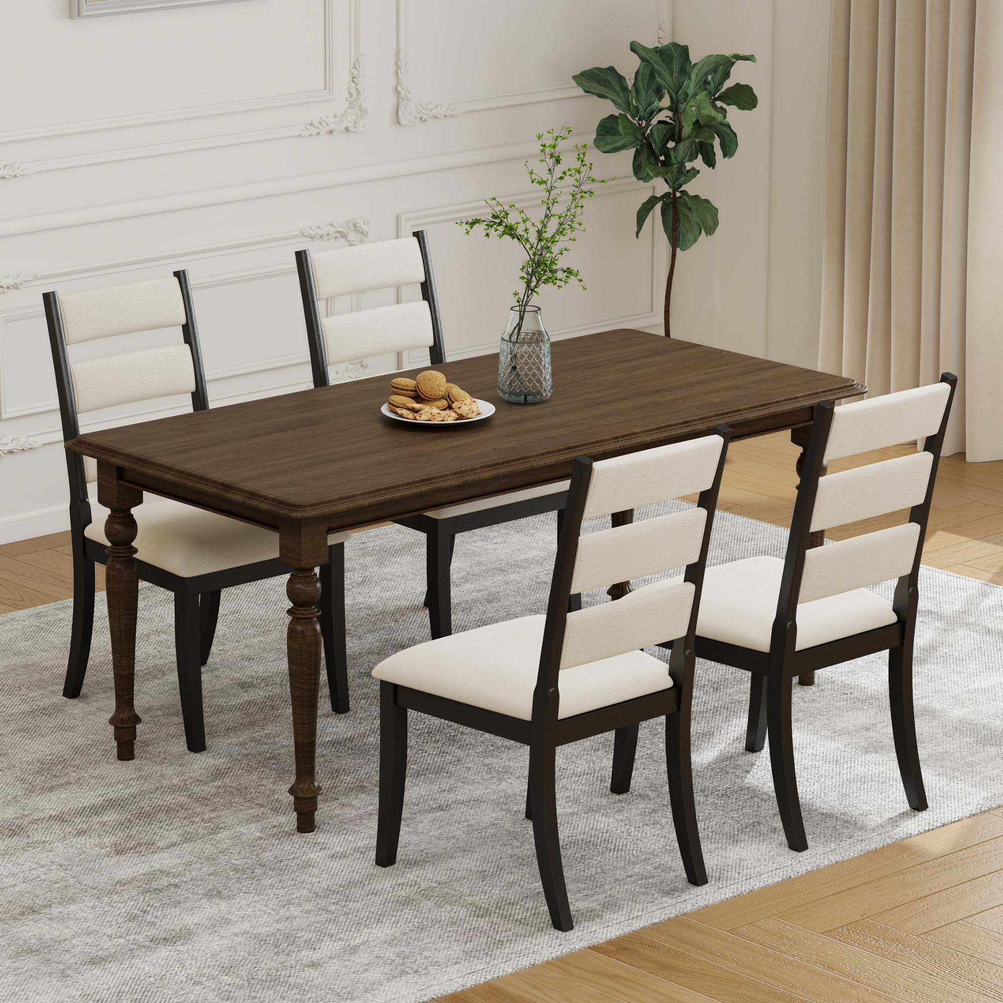 French Country High Back Dining Chairs - 20424DC - Image 9