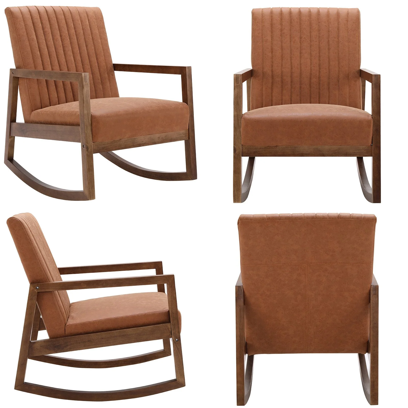 Mid Century Accent Rocking Chair 1 PCS - 3507RC - Image 8