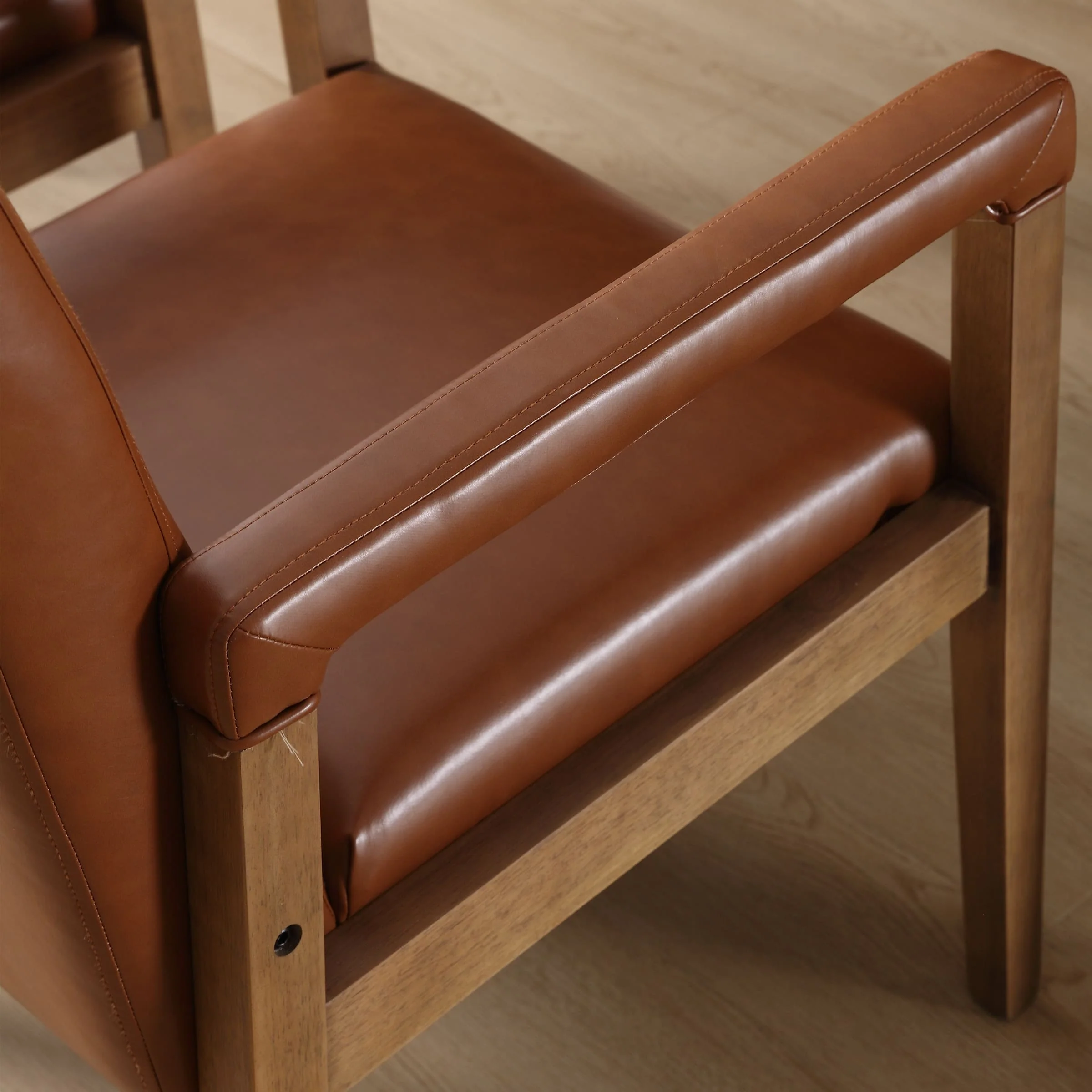 Mid Century Wood Dining Chairs Set of 2 - 1927DC - Image 15