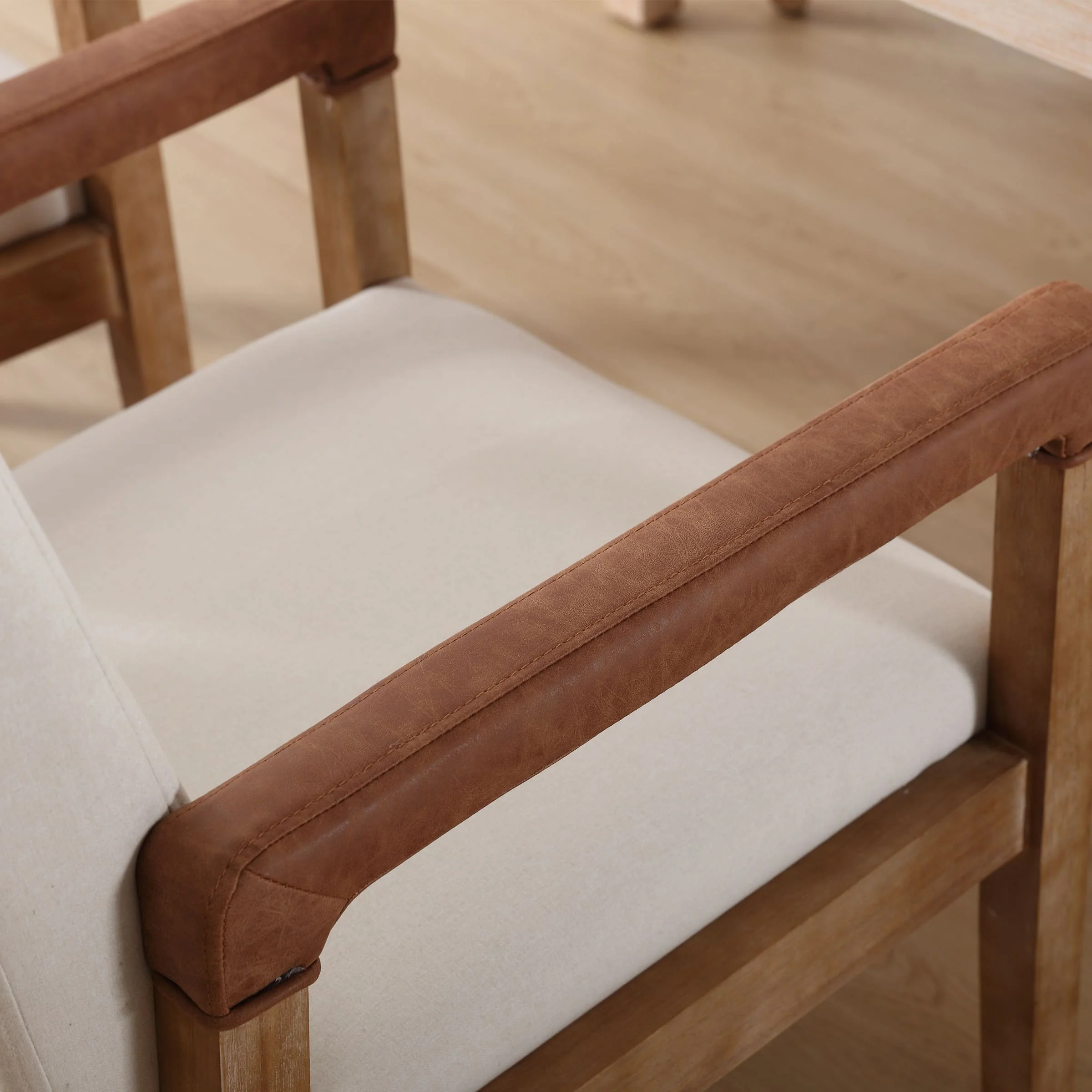 Mid Century Wood Dining Chairs Set of 2 - 1927DC - Image 6