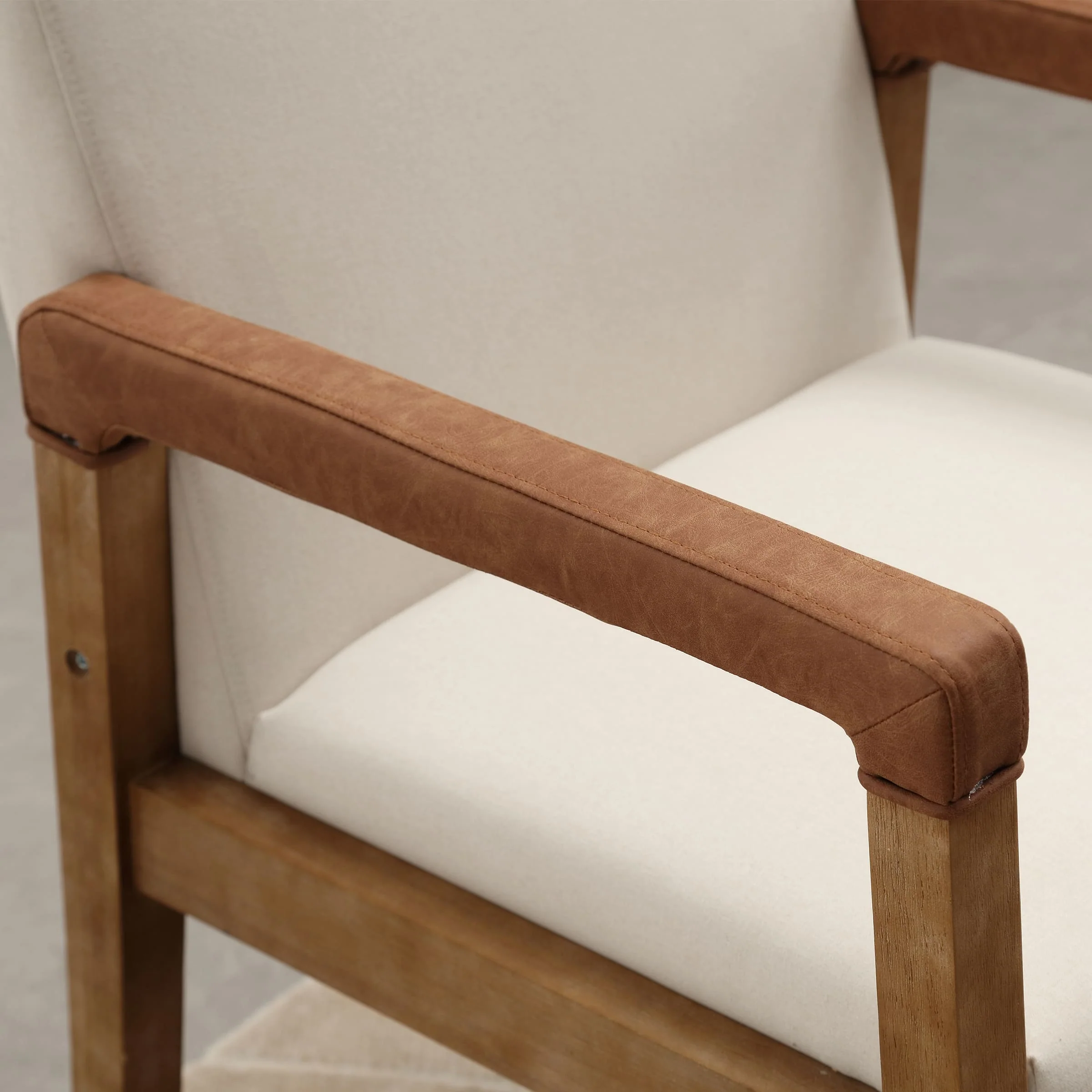 Mid Century Wood Dining Chairs Set of 2 - 1927DC - Image 7