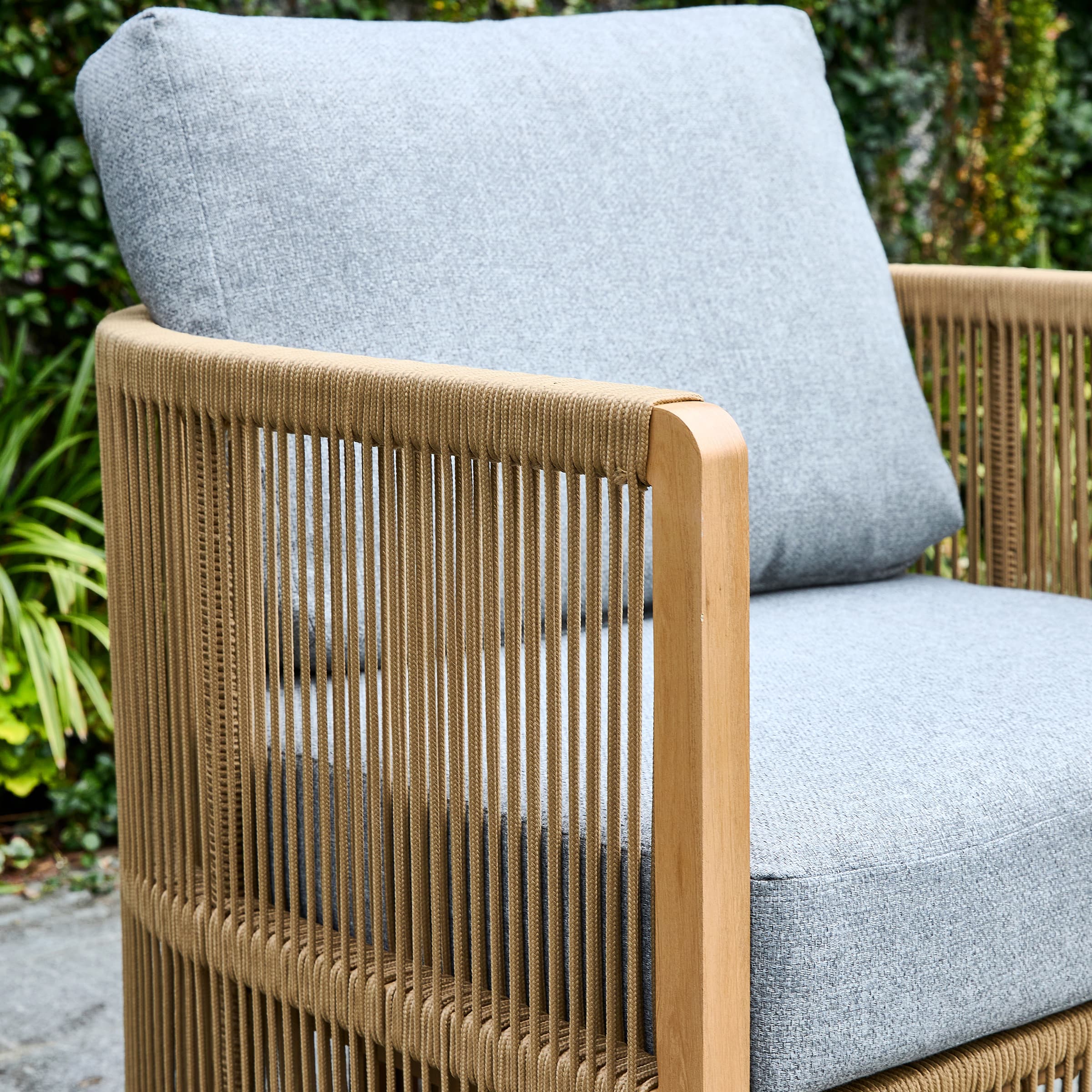 Woven Rope Outdoor Armchair Set of 2 - 1621AC - Image 16