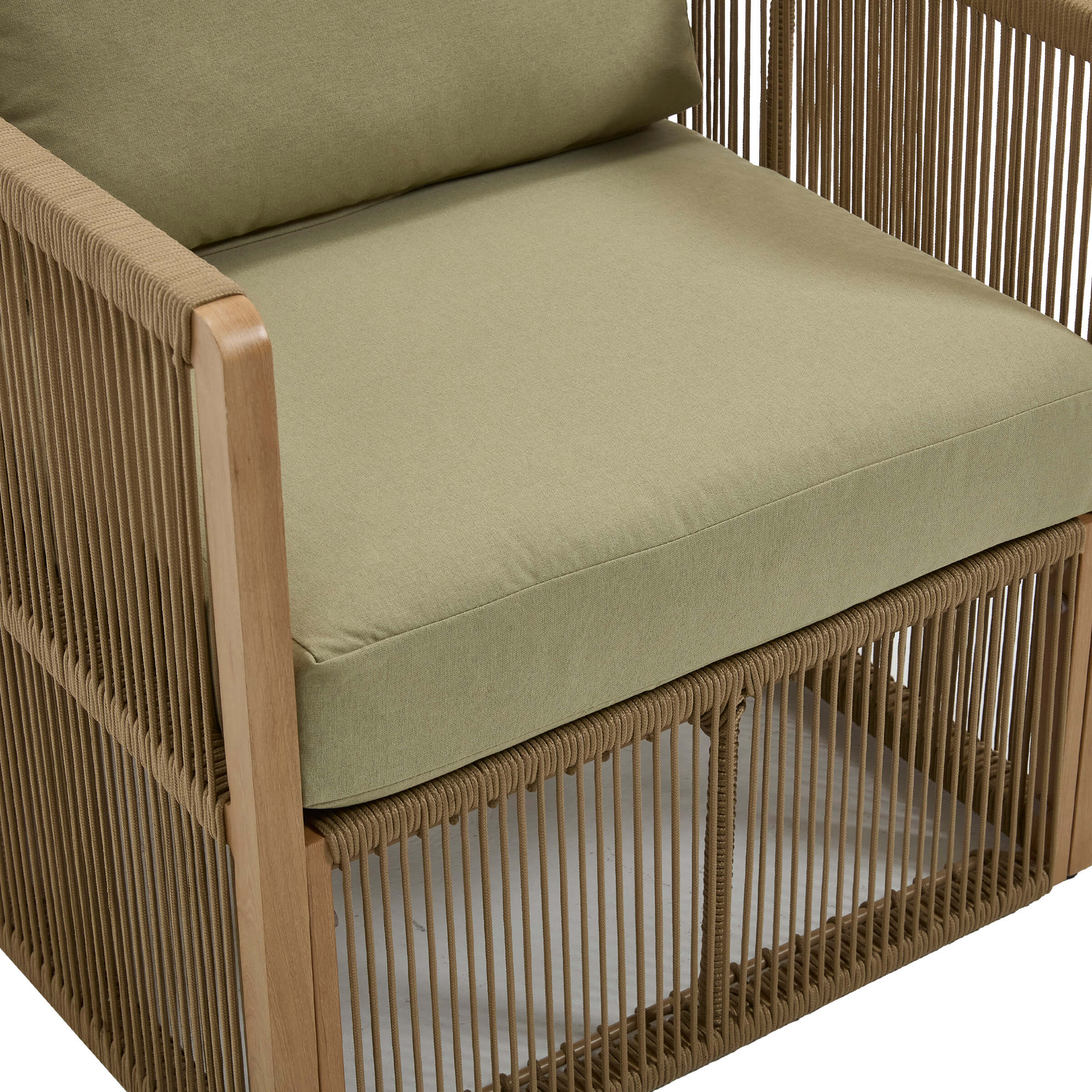 Woven Rope Outdoor Armchair Set of 2 - 1621AC - Image 6