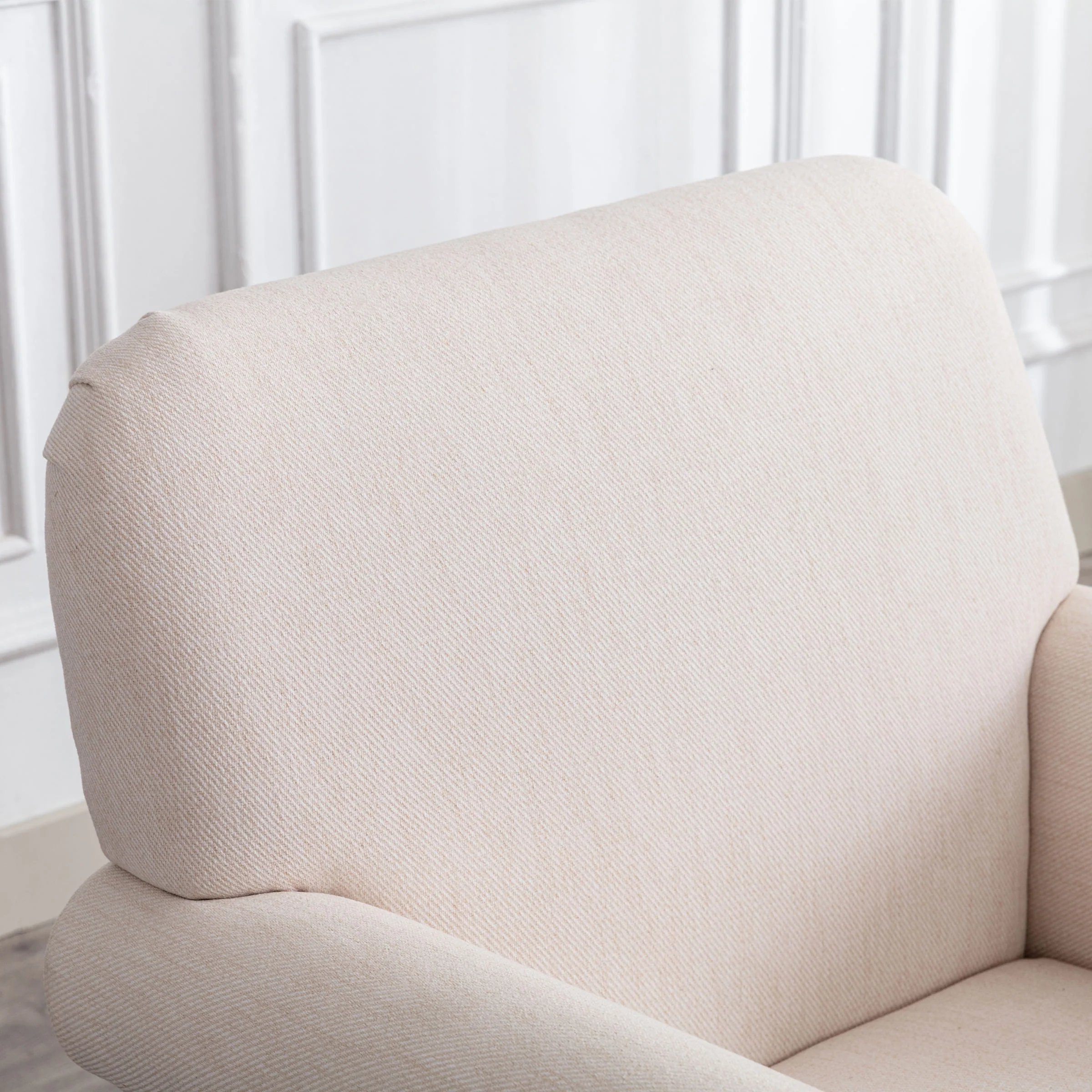 Nailhead Trim Linen Accent Chair 1 PCS - 8330AC - Image 15