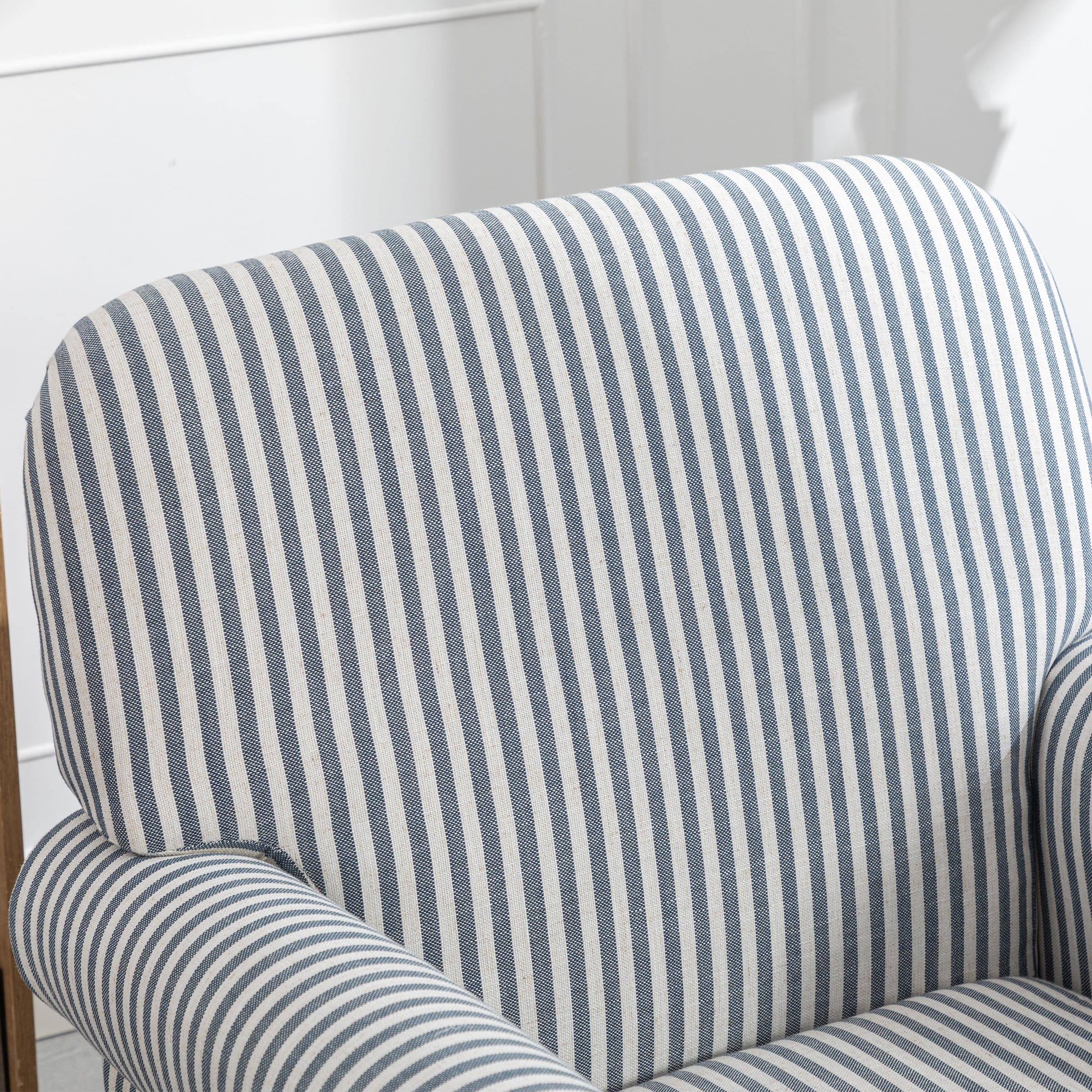 Nailhead Trim Linen Accent Chair 1 PCS - 8330AC - Image 24
