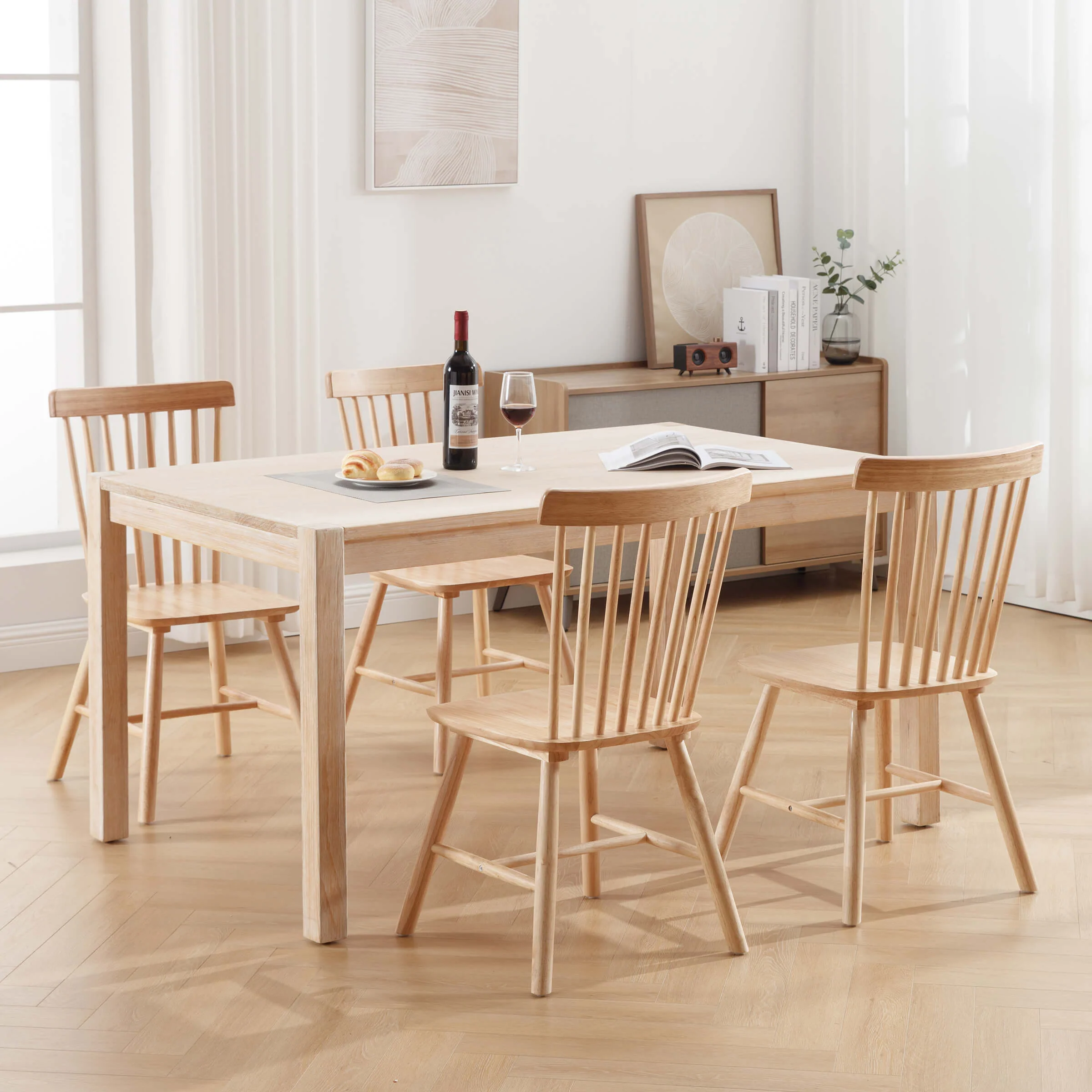 Wooden Windsor Dining Chairs - DC03DC - Image 11